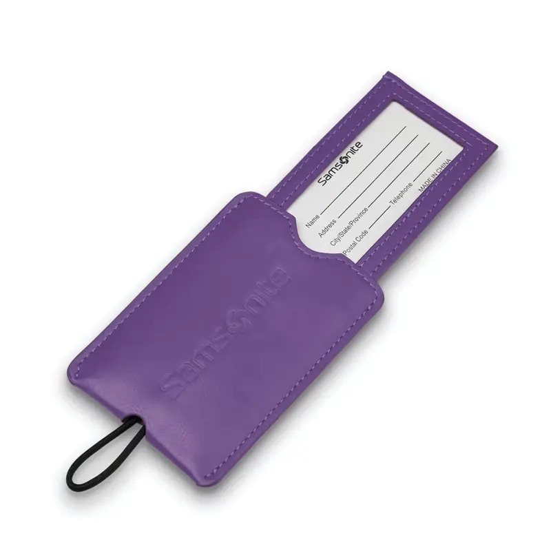 Ultraviolet Vinyl ID Tag Luggage Accessories | 6287-SXPDA - SAMSONITE OUTLET