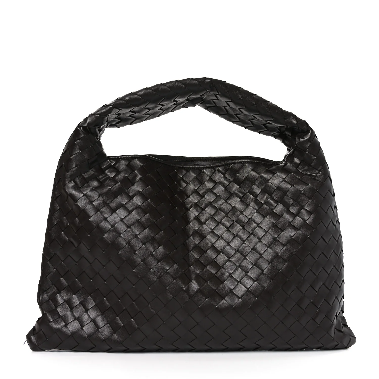 Calfskin Intrecciato Small Hop Fondant