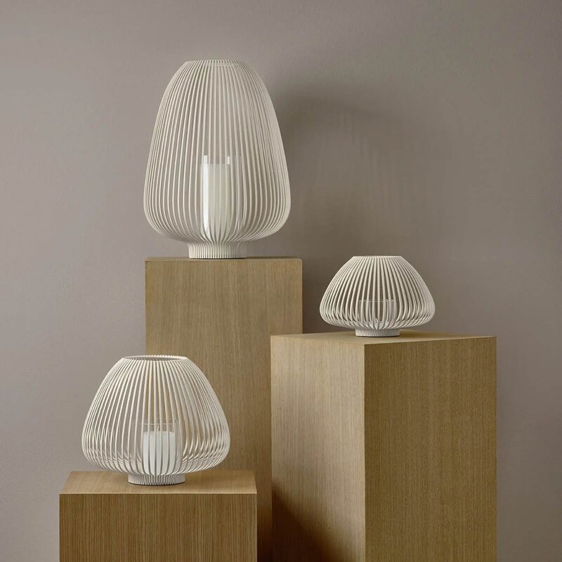 Lyva lanterne 26,5 cm beige