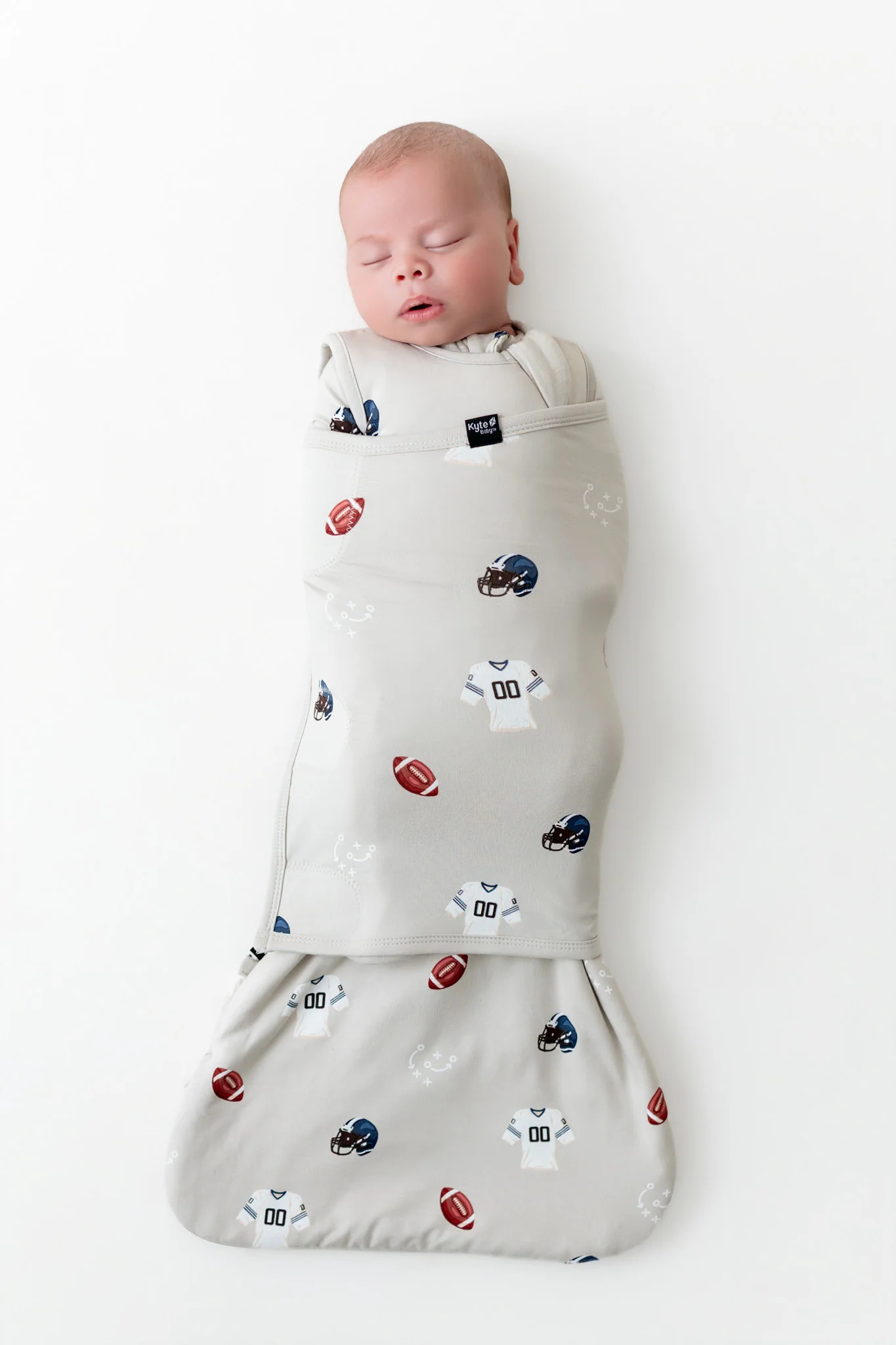 Sleep Bag Swaddler in Vintage Football 1.0
