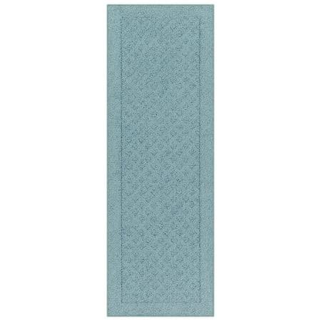Mainstays Traditional Dylan Solid Olefin Blue Indoor Runner Rug, 1'9 inchx5', Size: 1'9 inch x 5' RNR