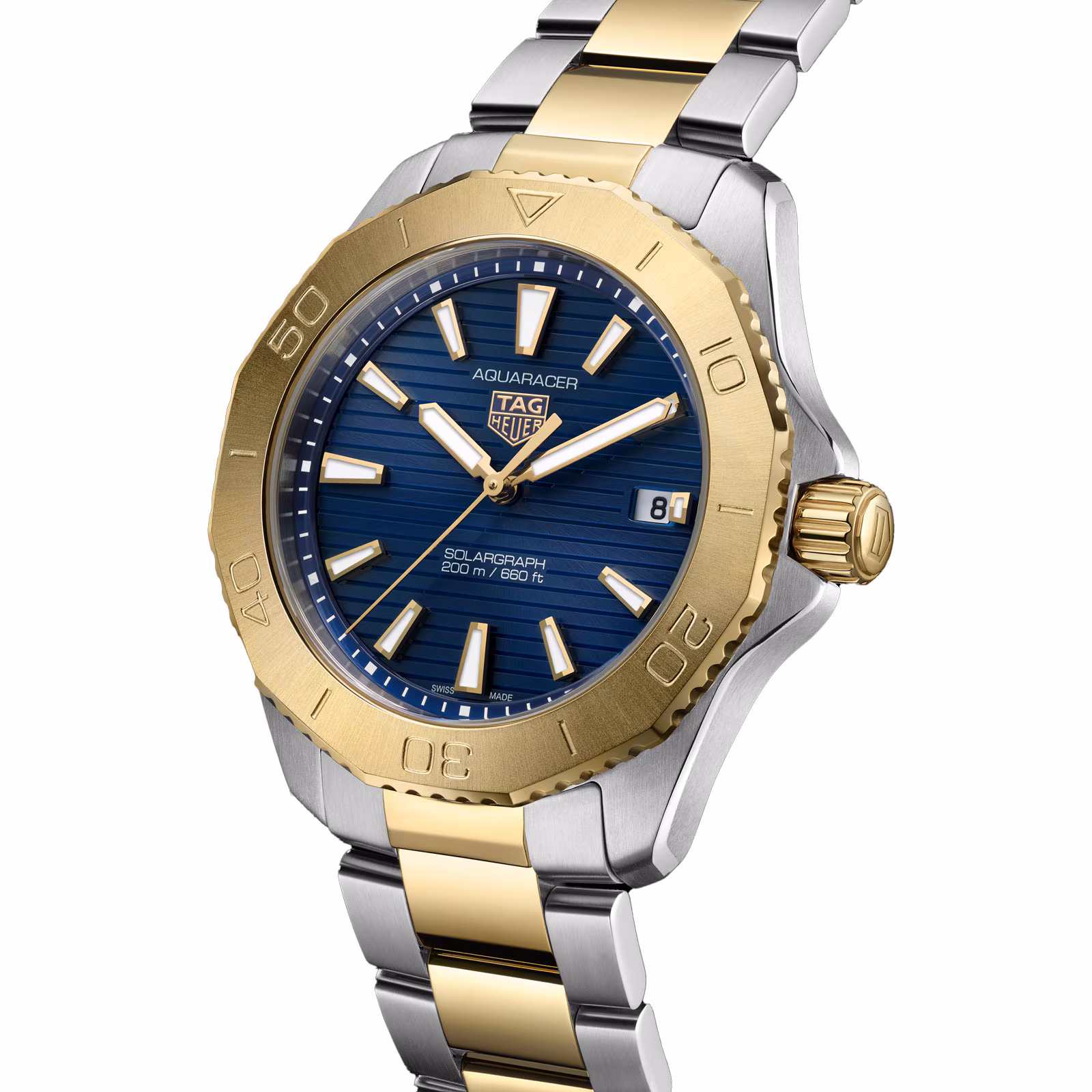 【Super Clone】TAG Heuer Aquaracer Professional 200 Solargraph 40mm Mens Watch WBP1120.BB0002