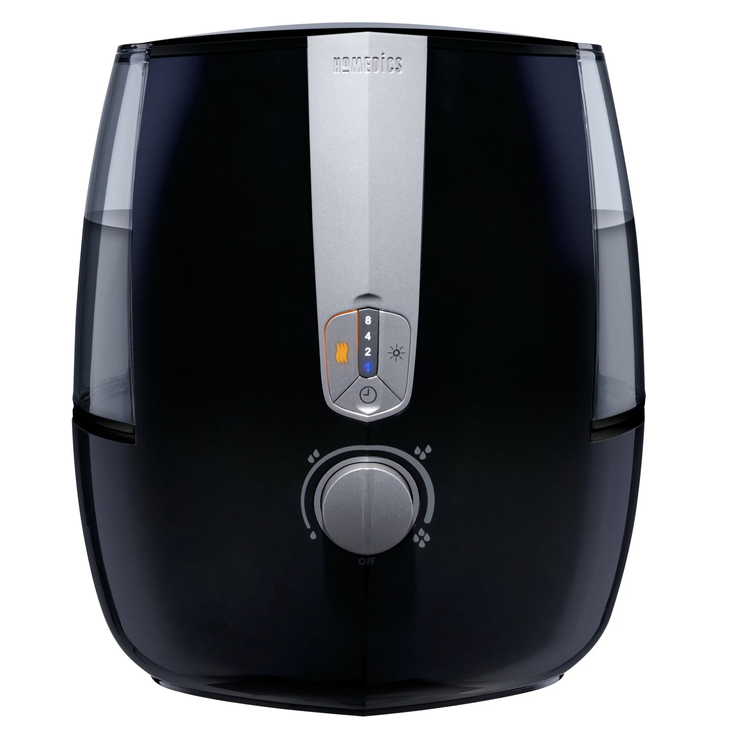 Homedics Totalcomfort Plus Ultrasonic Air Humidifier, 5.3 L Water Tank with Warm and Cool Mist for Home, Office, Nursery, Dorm, Night - Light with Auto Shutoff