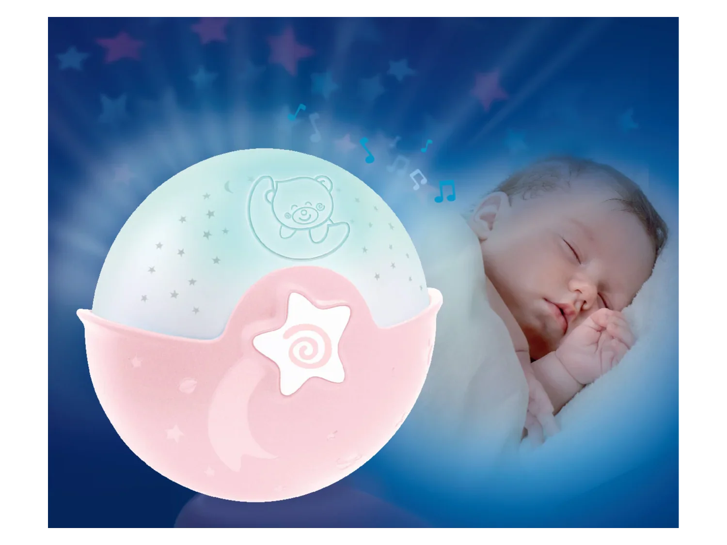 Infantino Projecteur musical avec veilleuse