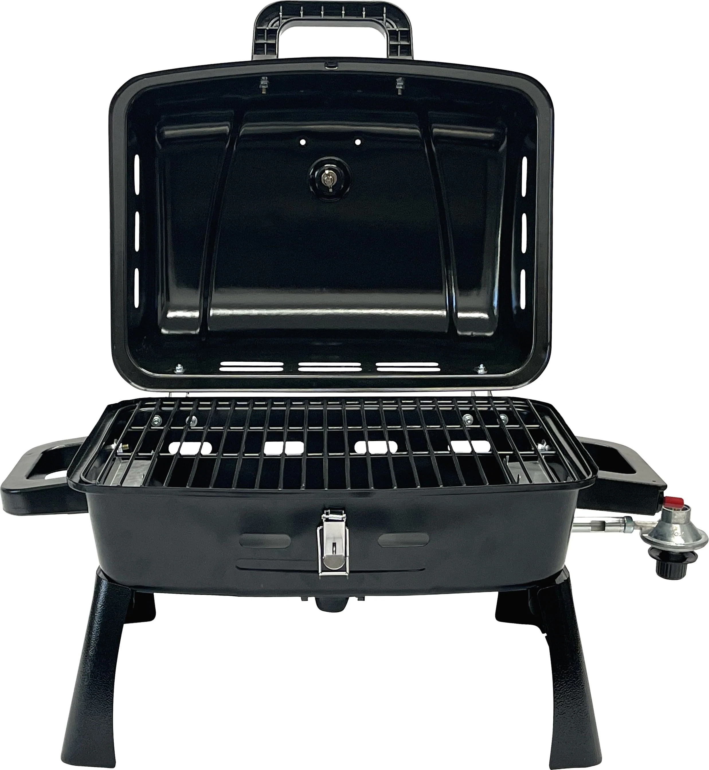 Portable 1 Burner Gas Grill with Interchangeable Griddle Plate - Image 7