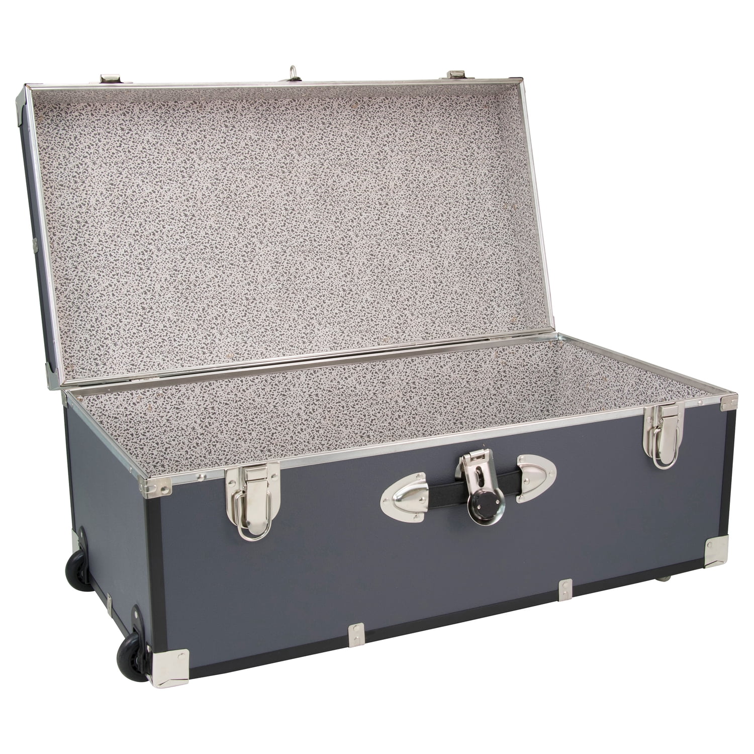 Seward Trunk Rover 30 in. Locking Trunk with Wheels(Gray) - Image 8