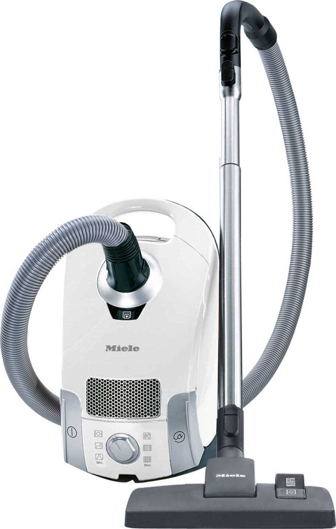 Miele Compact C1 Pure Suction PowerLine SCAE0 Canister Vacuum - Lotus White