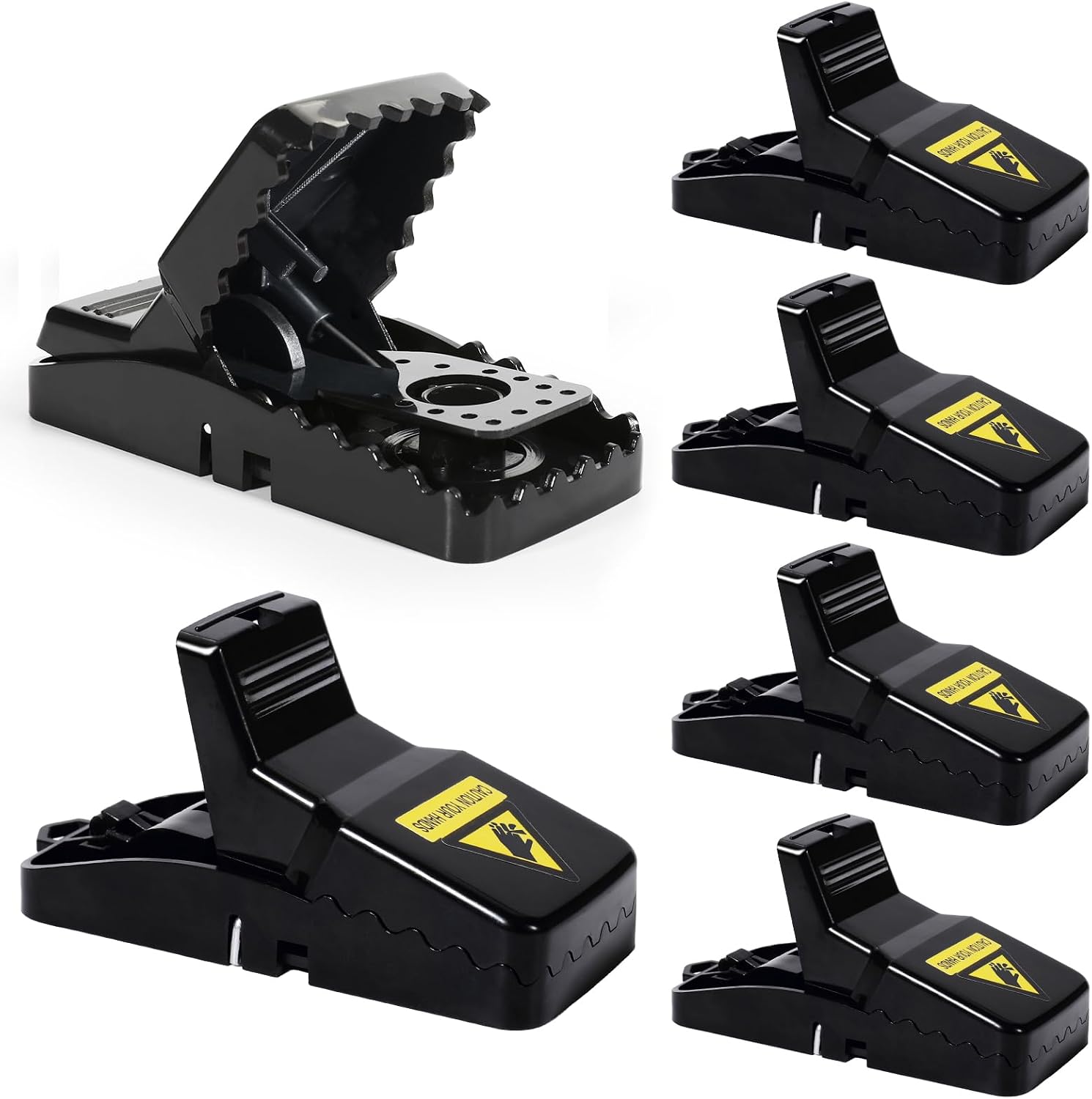 6 Pack Mouse Traps for Indoor Home, Mice Traps for House, Reusable Mouse Traps That Work, Small Mice Catchers for Indoor Home, Quick Set Effective Mousetraps