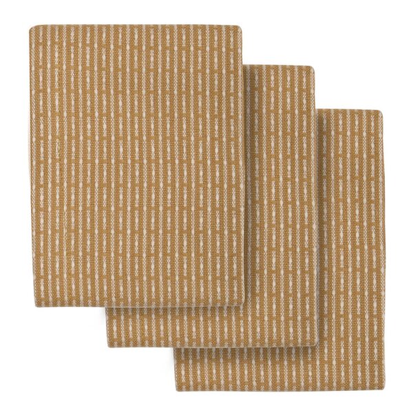 Kjøkkenklut 18x35 cm 3 stk khaki stone