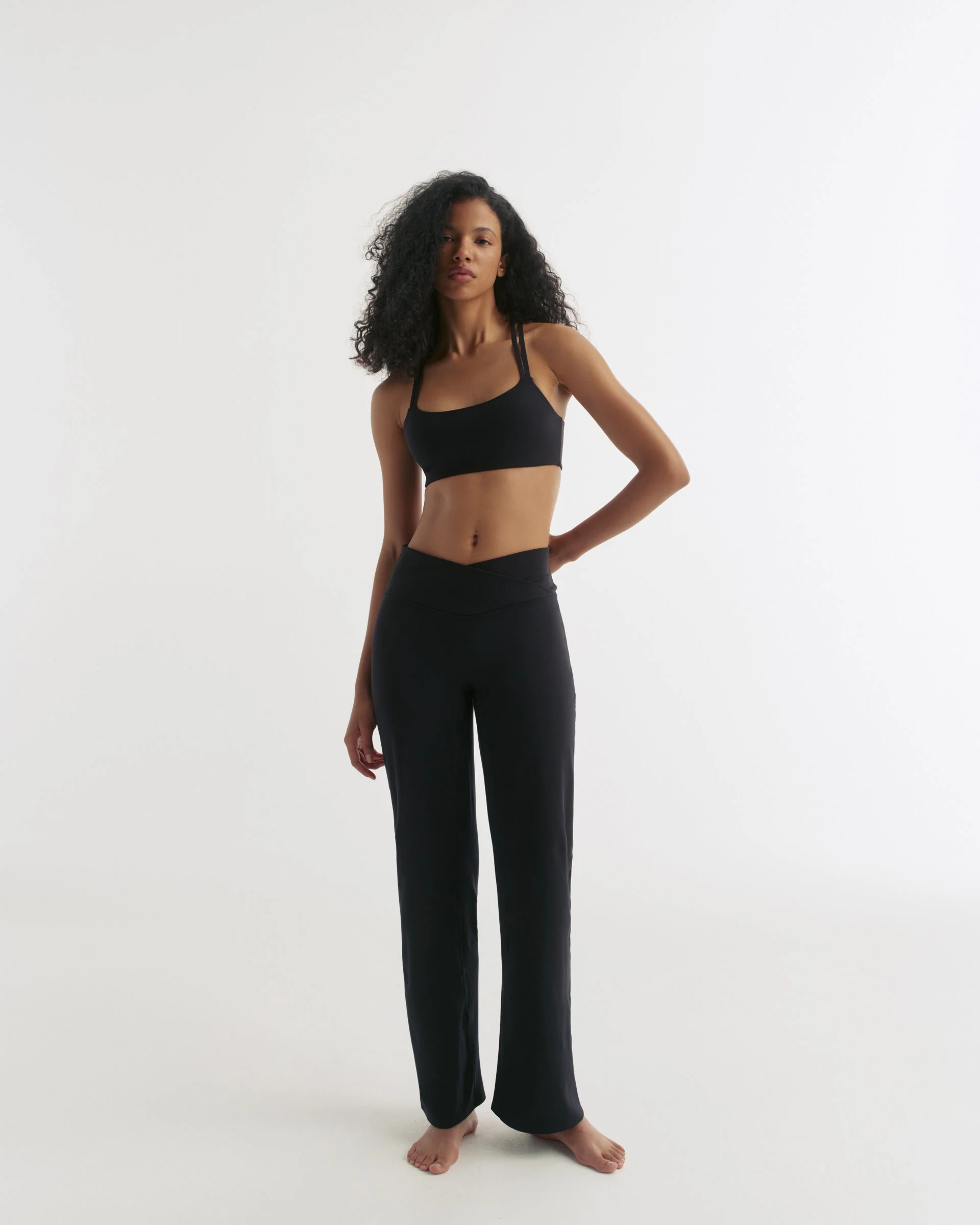 Wrap Yoga Pant - Black