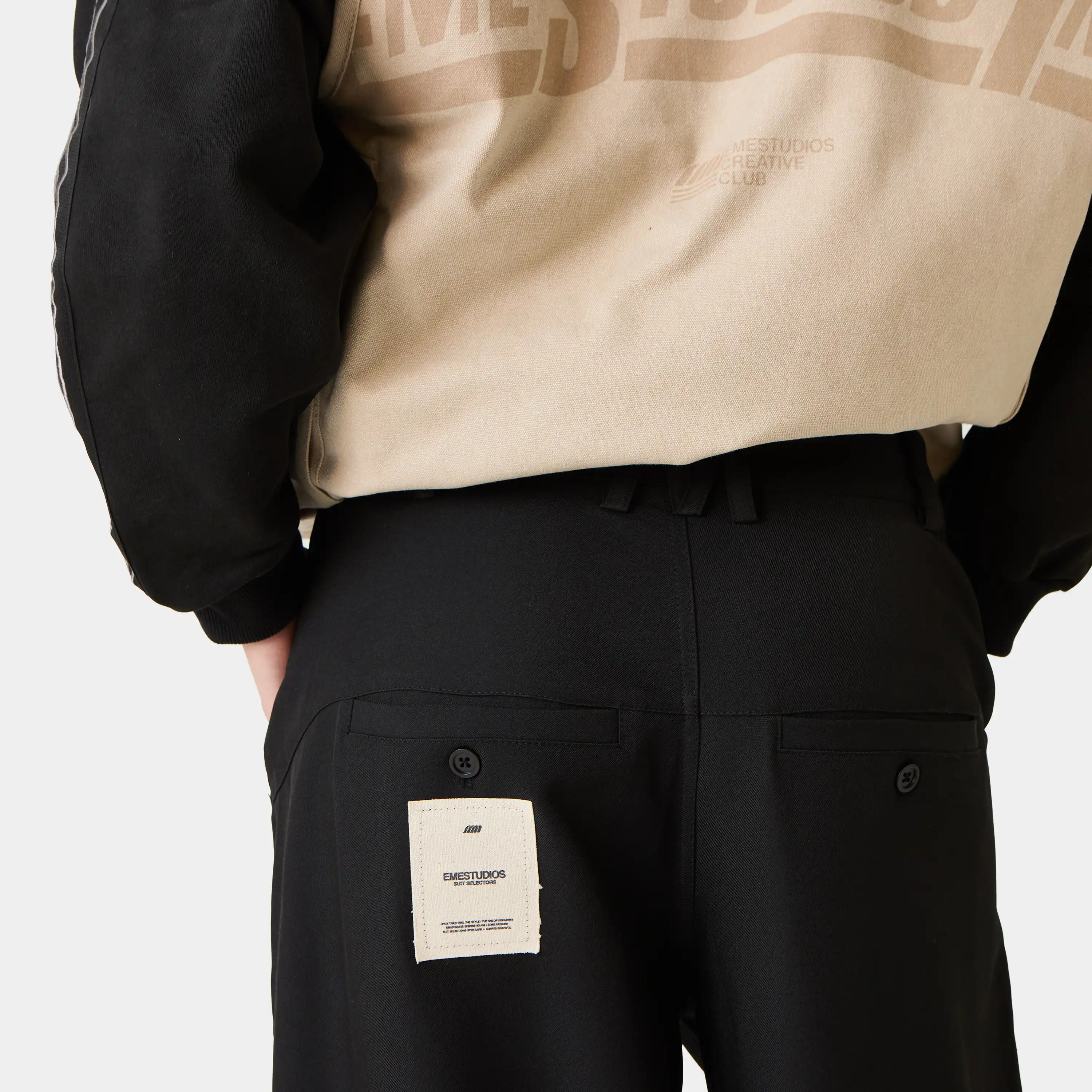 Budgeto Black Tailored Pants