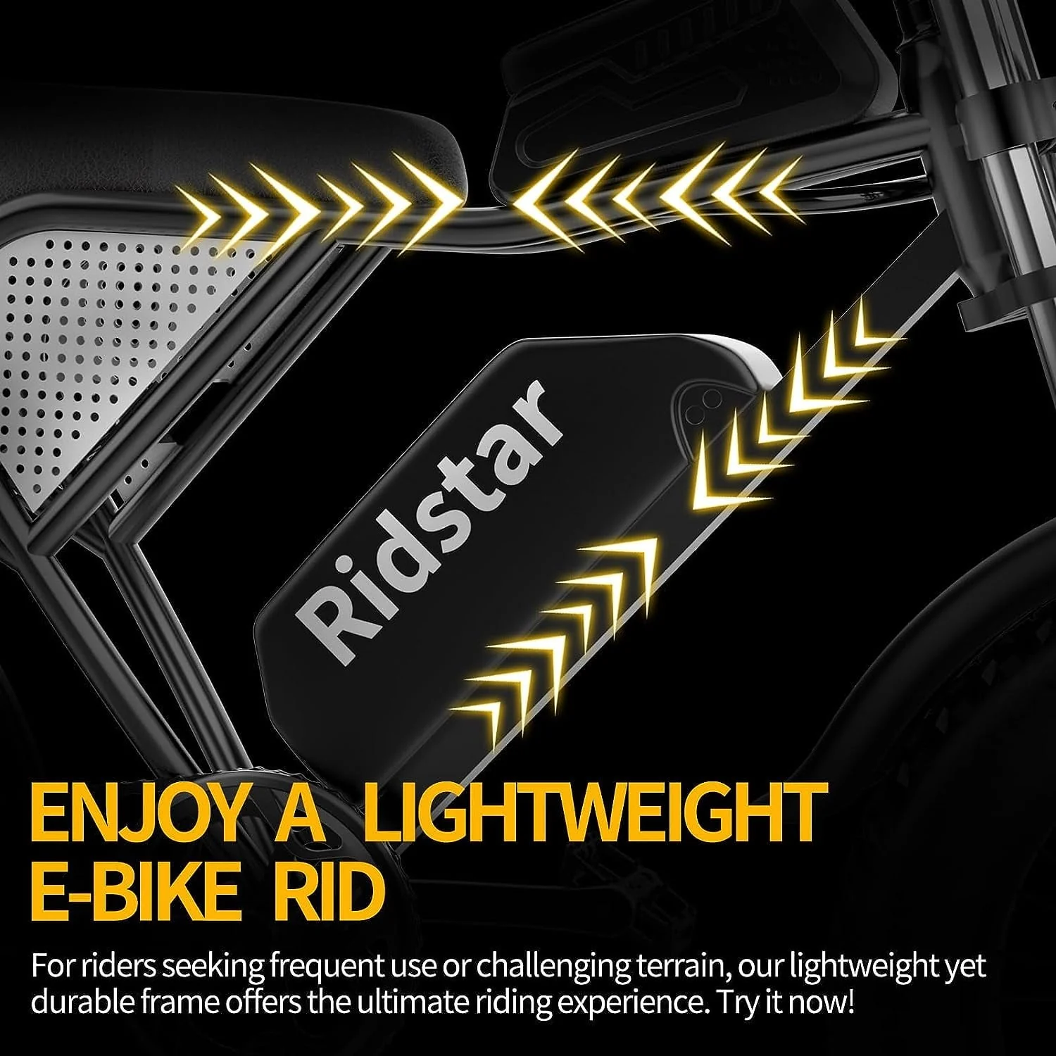 Electric Bike for Adults Ridstar, 20" Fat Tire Electric Motorcycle,1000W Electric Bike with Removable 48V/20Ah Battery E Bike Shimano 7 Full Suspension Electric Bicycle Image 7