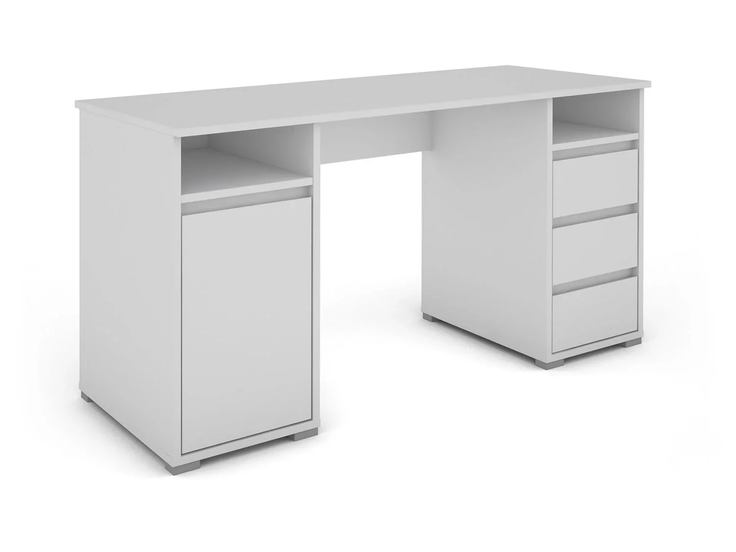 byLIVING Bureau Lobo, avec rangements, 138 x 75 x 55 cm
