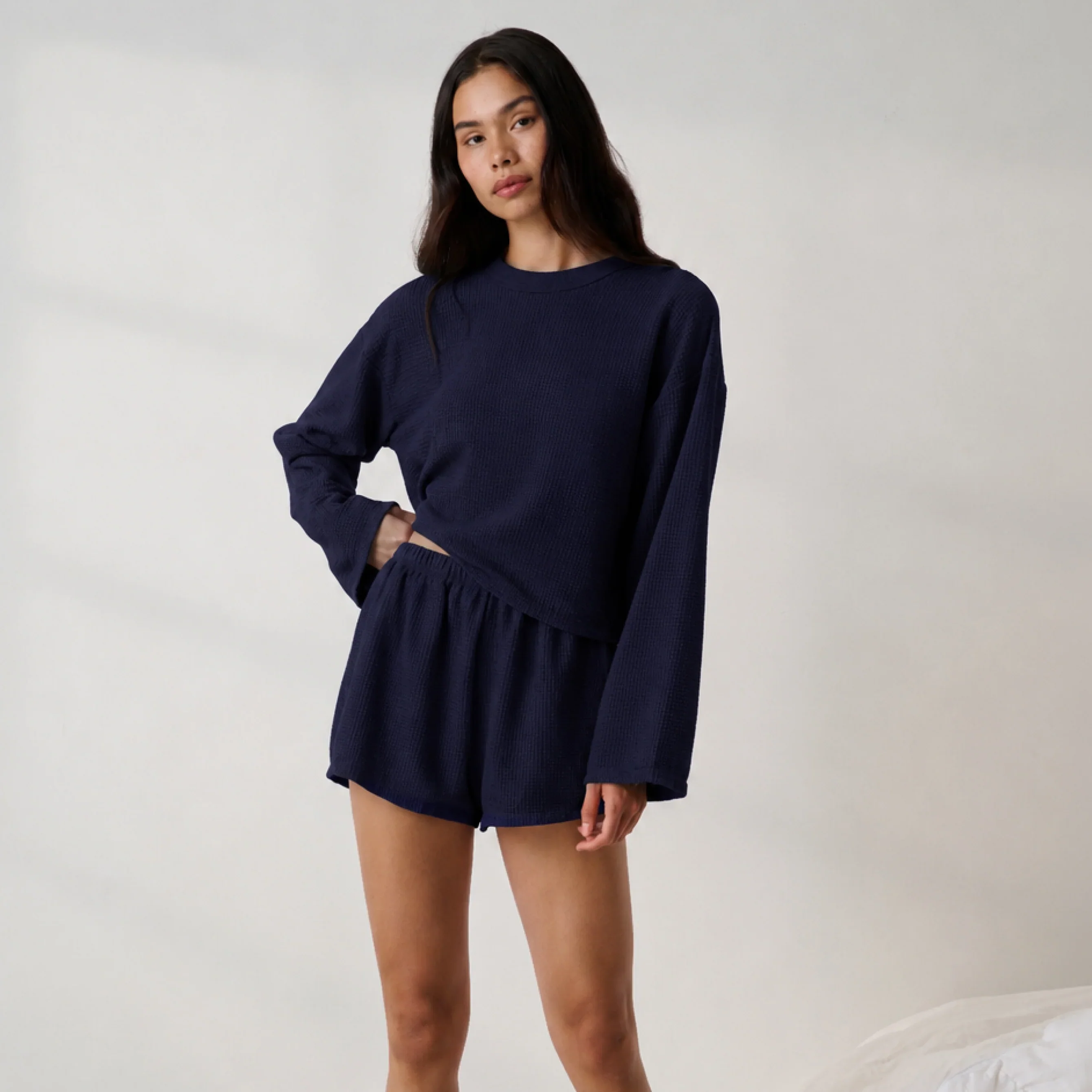 Organic Cotton Seersucker Short
