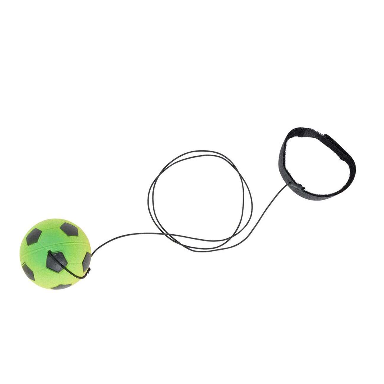 Balle rebondissante Ø6cm avec bracelet scratch