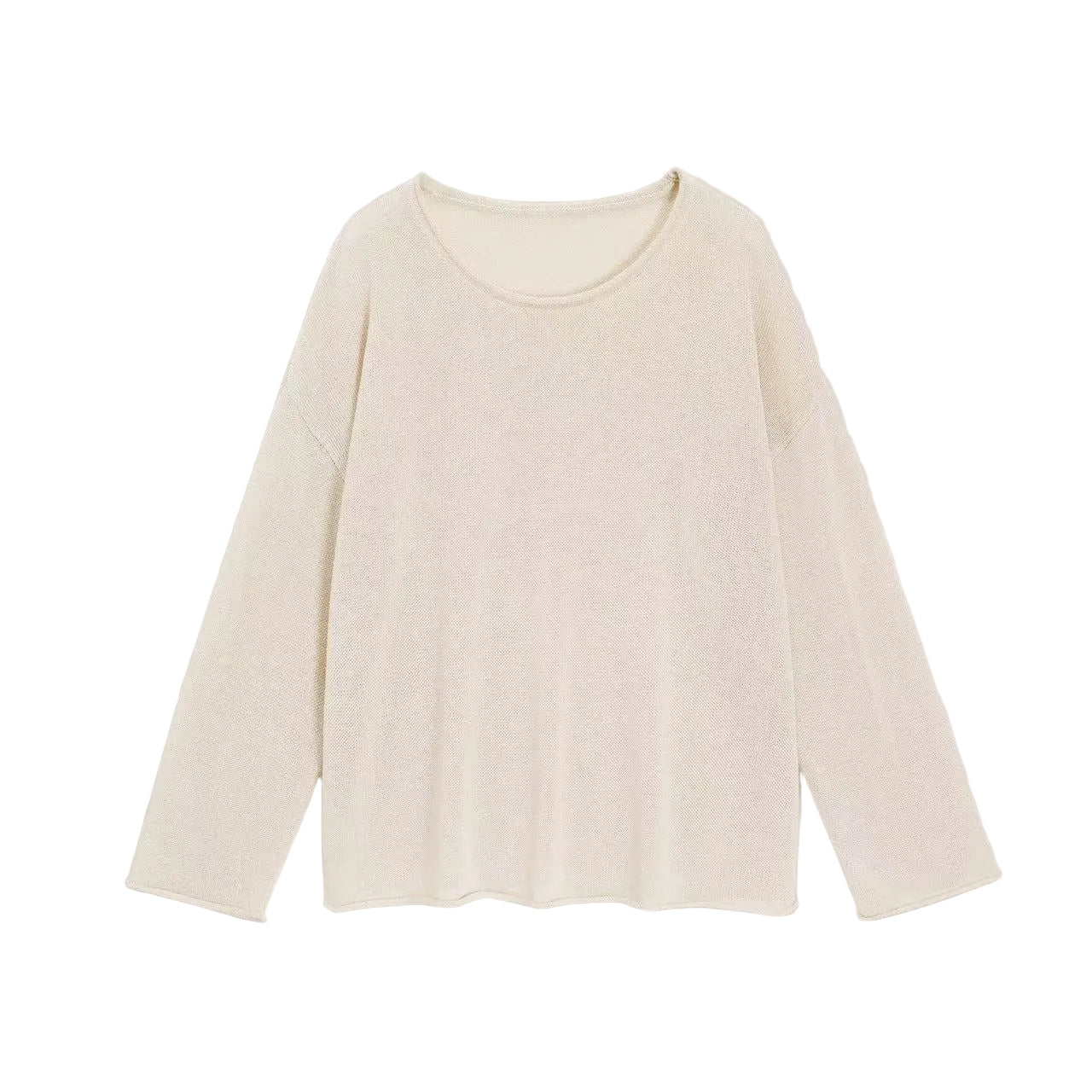 LONGÉ Women's Regenerated Cellulose Blend Knit Long-Sleeve Top