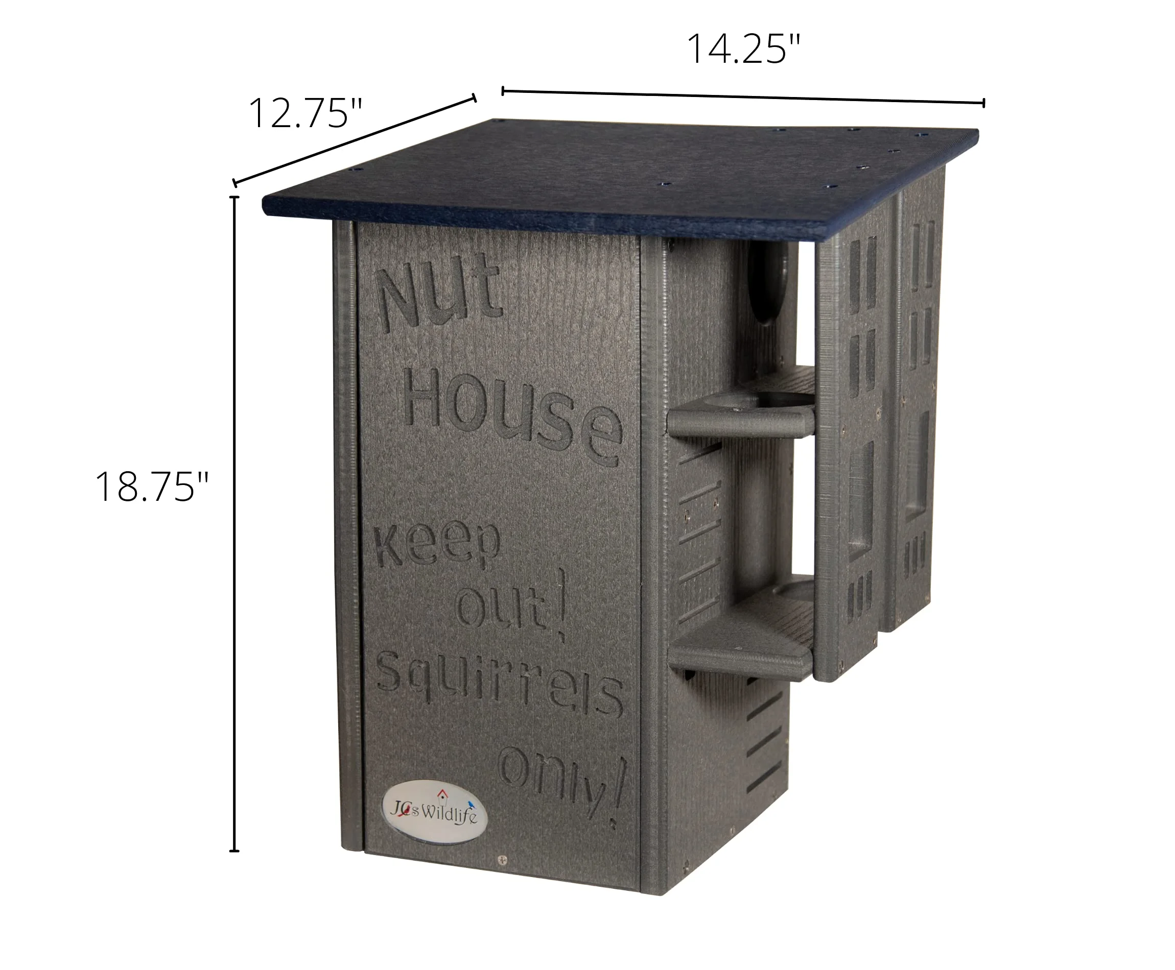 Ultimate Squirrel House Nesting Box (Blue/Gray) A Perfect Home for Squirrels!(Blue/Gray) - Image 8