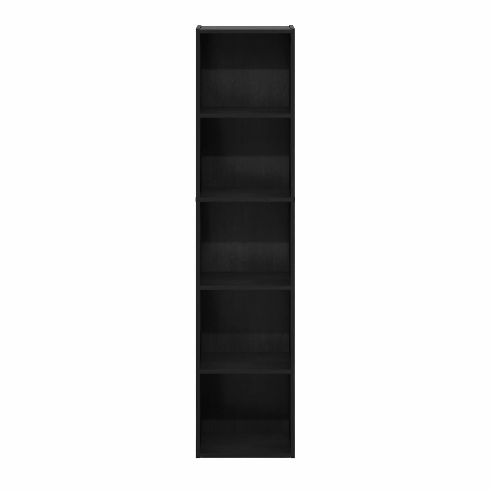 Furinno Pasir 5-Tier Open Shelf Bookcase, Blackwood(Blackwood)