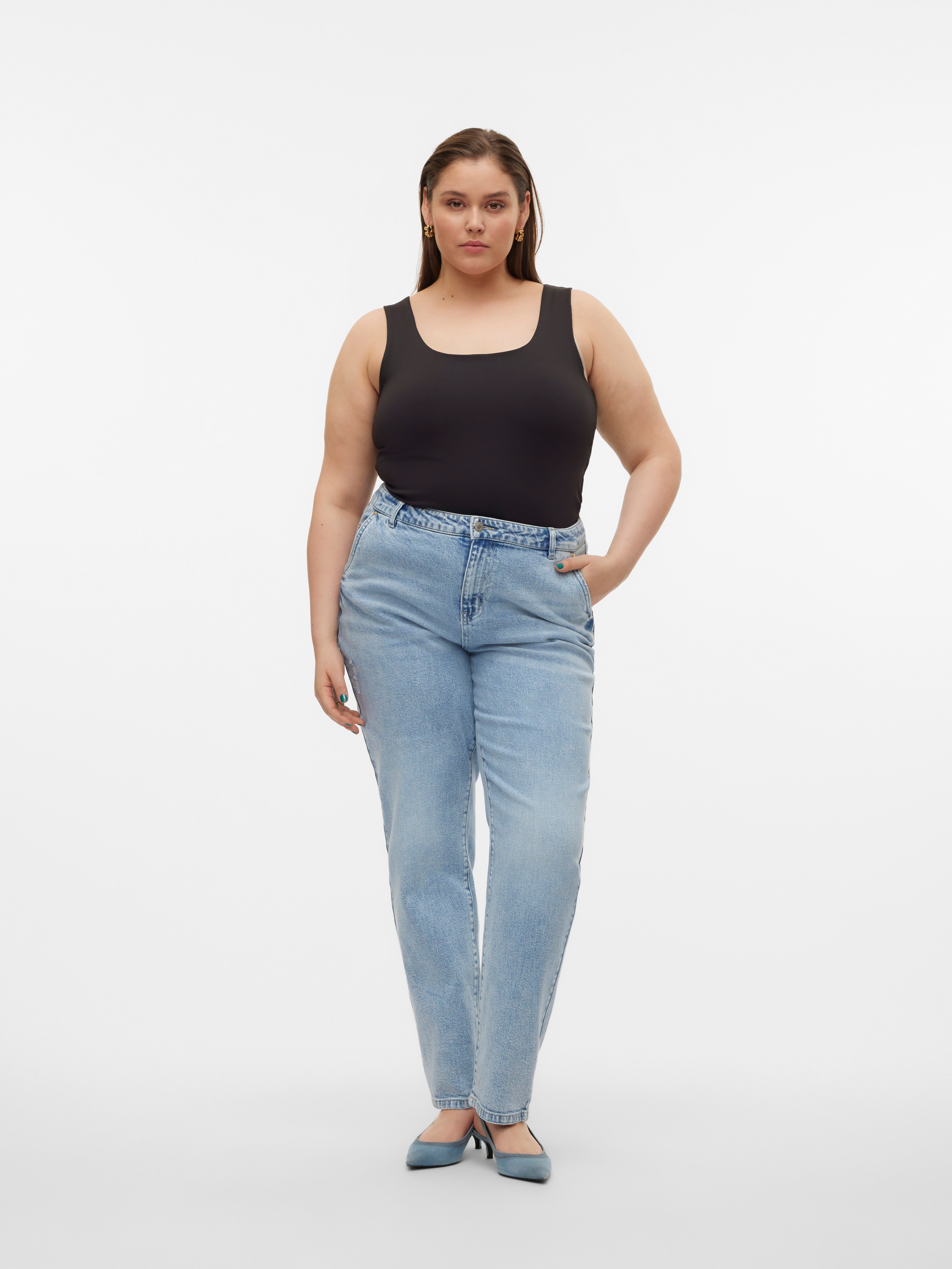 VERO MODA® VMCISA High rise Mom Fit Jeans