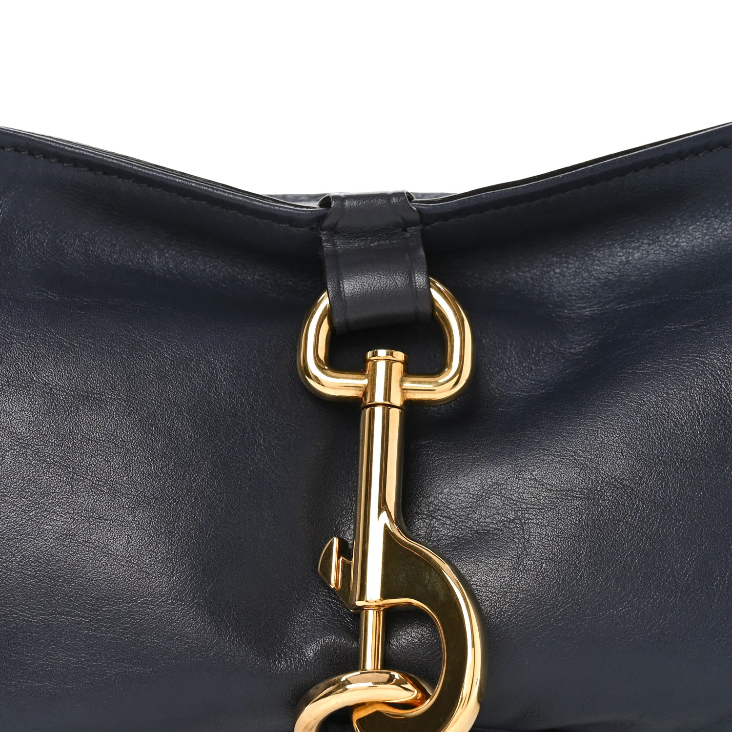 Soft Calfskin Kerala 25 Shoulder Bag Black Navy