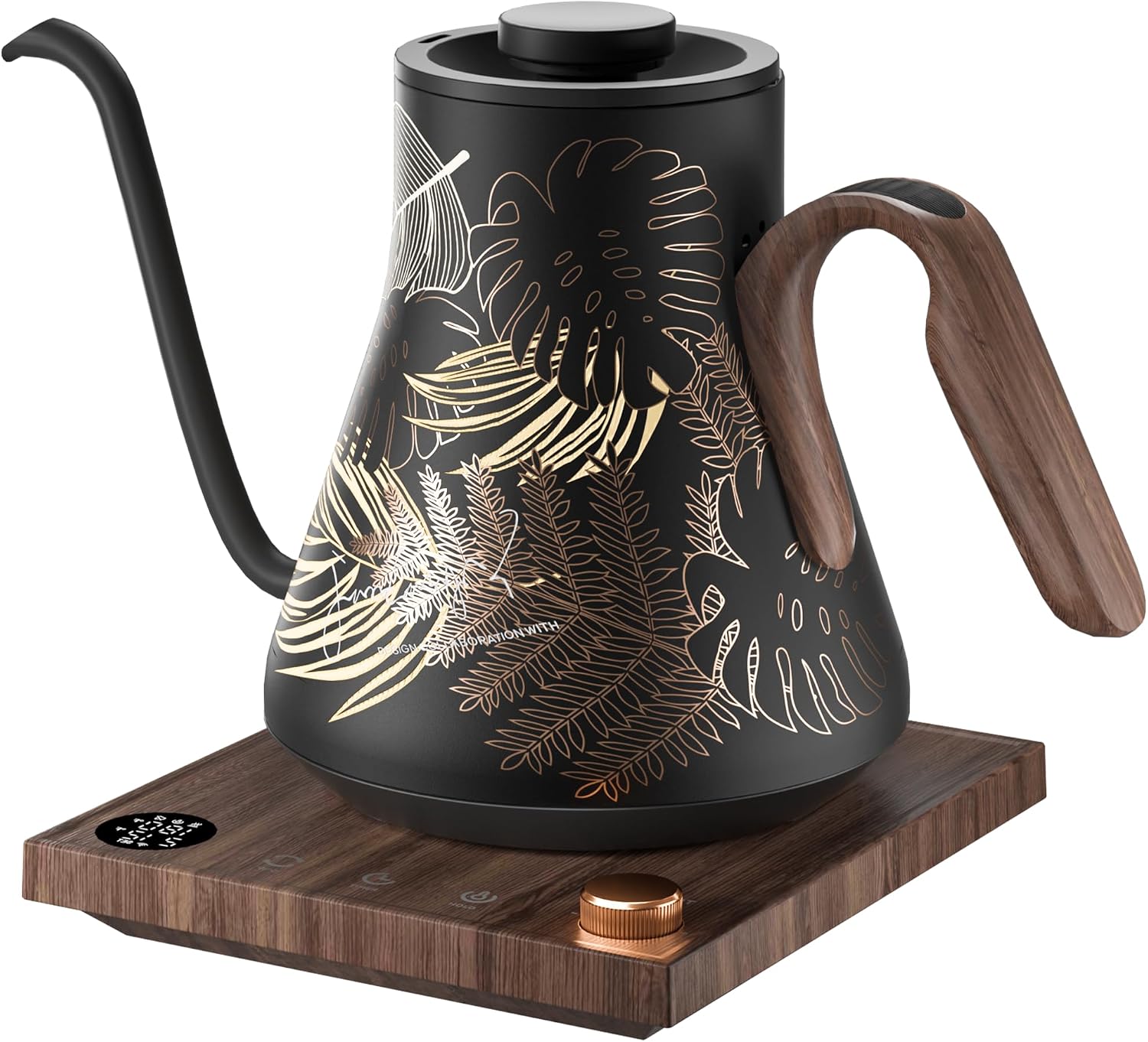 INTASTING Gooseneck Electric Kettle with ±1℉ Temperature Control, 0.9L