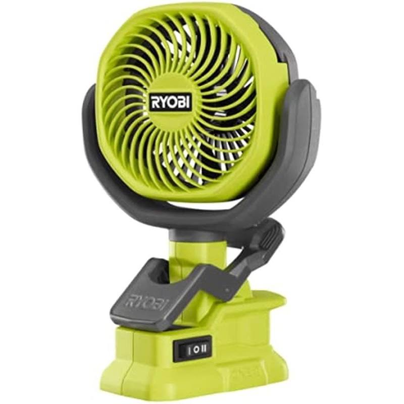 Ryobi 18V ONE+ Cordless 4 in Clamp Fan (Tool Only)