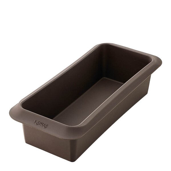 Silikonform for brød eller kake 25x13 cm brun