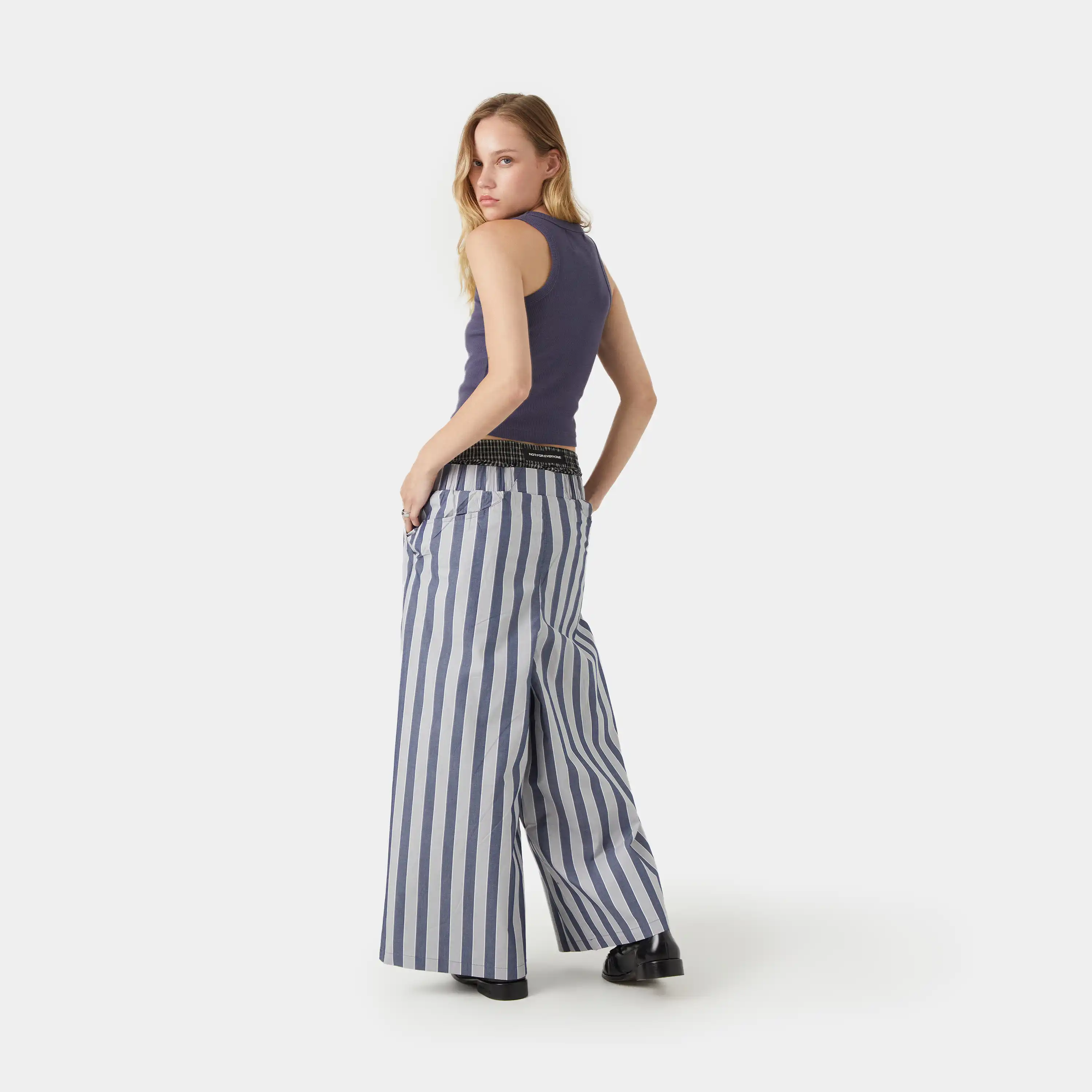 Agl Striped Wide Pants