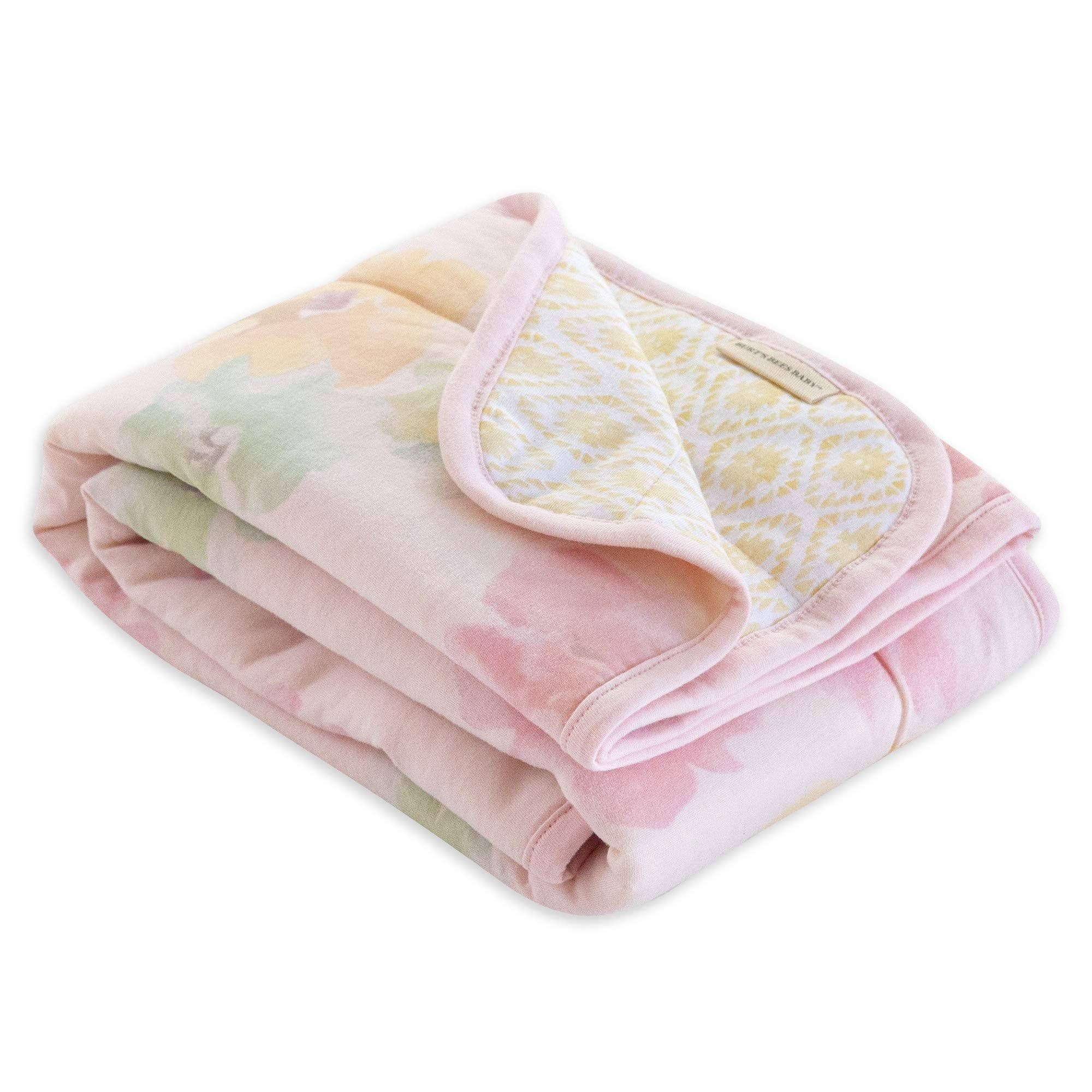 Burt's Bees Baby - Reversible Blanket, Nursery, Stroller & Tummy-Time Organic &