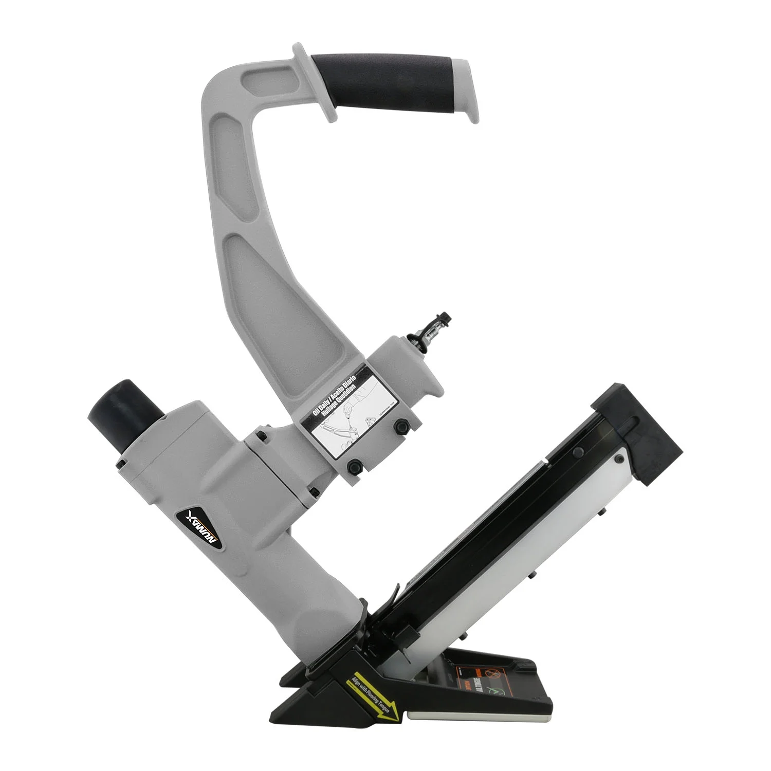 SFL618 Pneumatic 3-in-1 15.5-Gauge and 16-Gauge 2" Flooring Nailer / Stapler with Flooring Mallet and Interchangeable Base Plates - Image 3