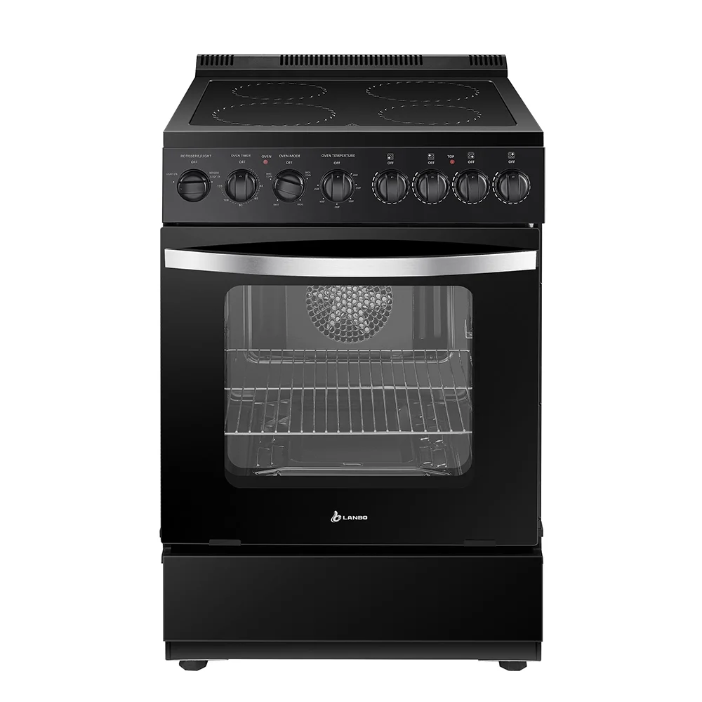 24 in 2.9 CU ft Freestanding Electric Range with Rotisserie and True Convection Oven and Timer - Image 3