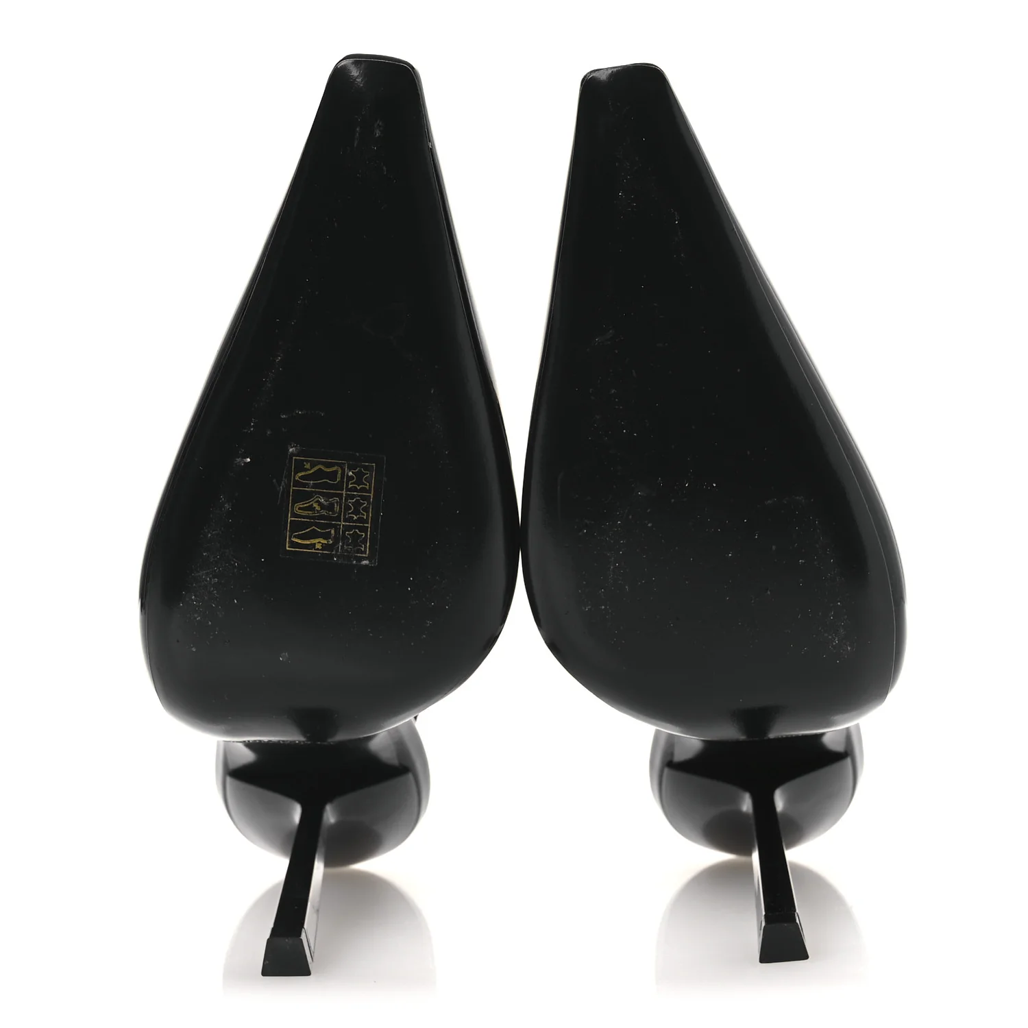 Vernice Grupy Madame 115mm Slingback Pumps 38 Black
