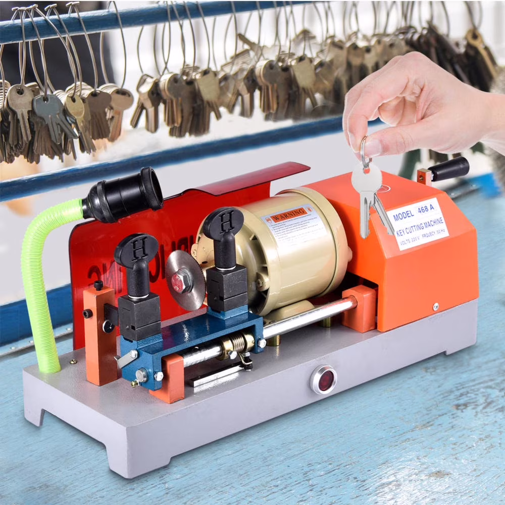 Commercial - Grade Key Duplicating Machine 110V - Vertical Design for Precise Home/Car Key Copying