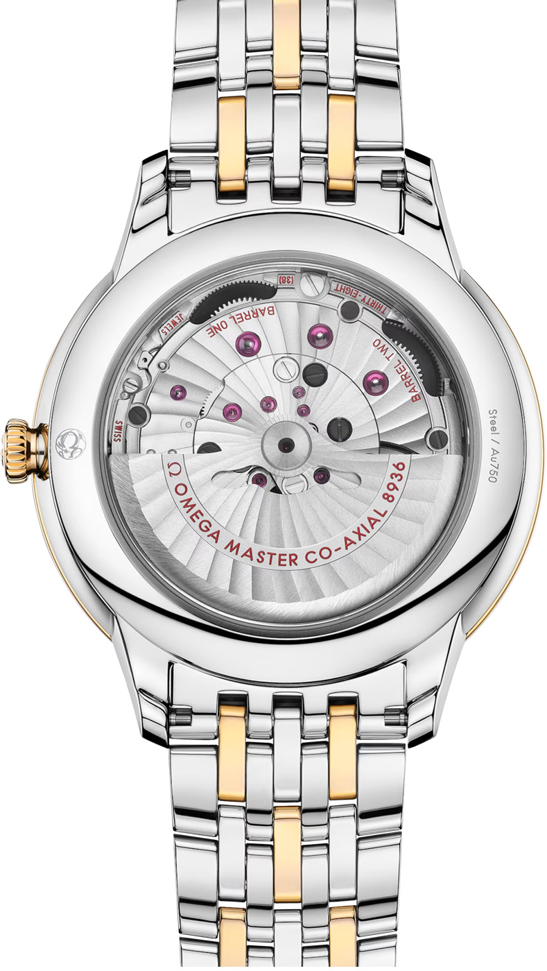 2025 Omega 434.20.42.22.02.001 De Ville Prestige 42mm Steel and Gold on Bracelet