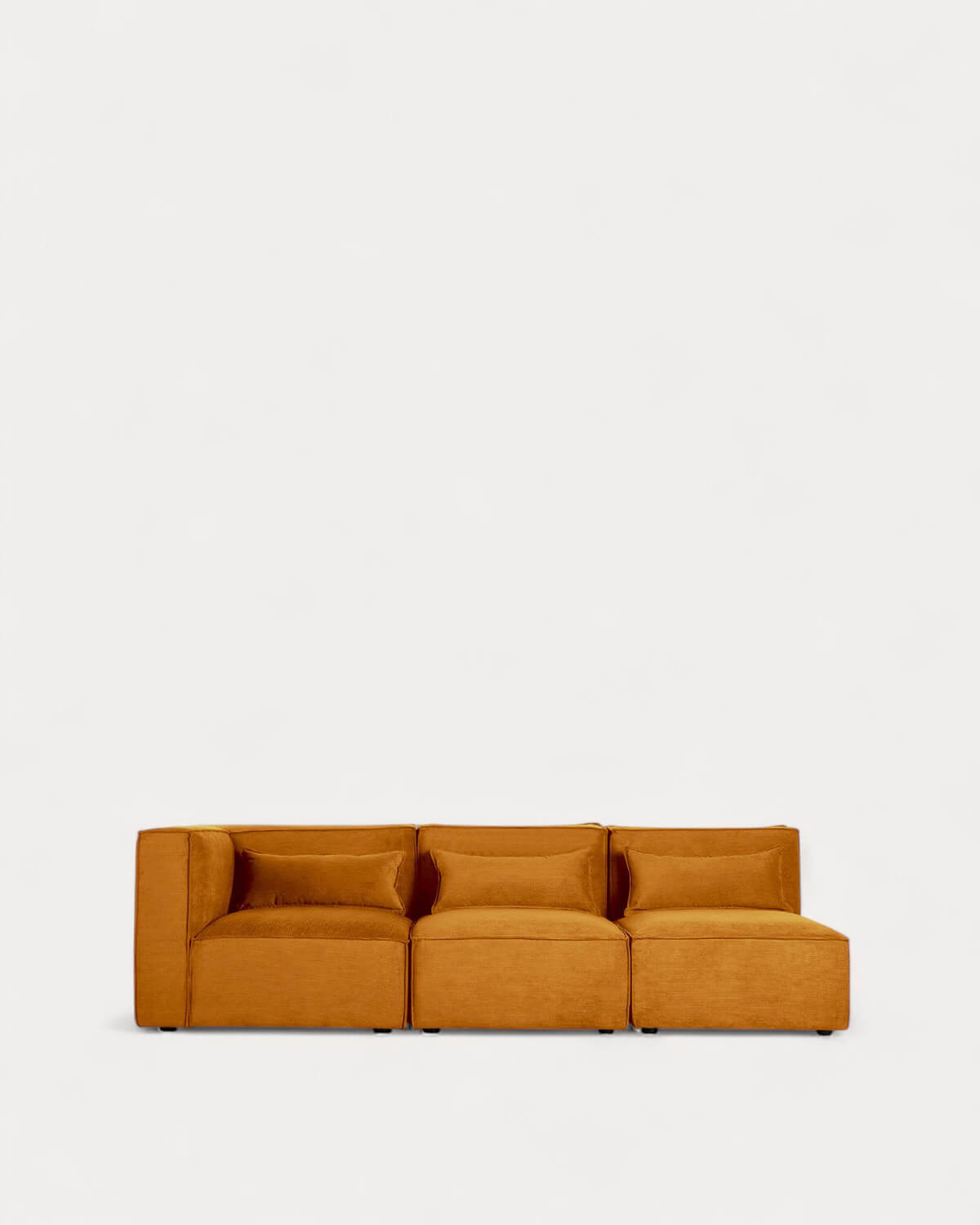 Kilhe Pana - Sofá Modular de 3 Piezas con  2 Sillones de Pana Kilhe