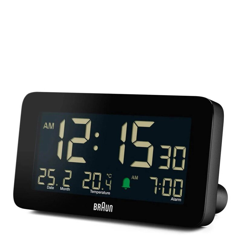 Vekkerklokke digital 13,5 cm svart