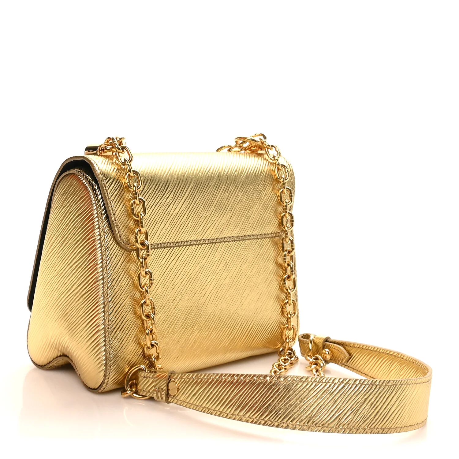 Epi Twist Shoulder Bag PM Gold