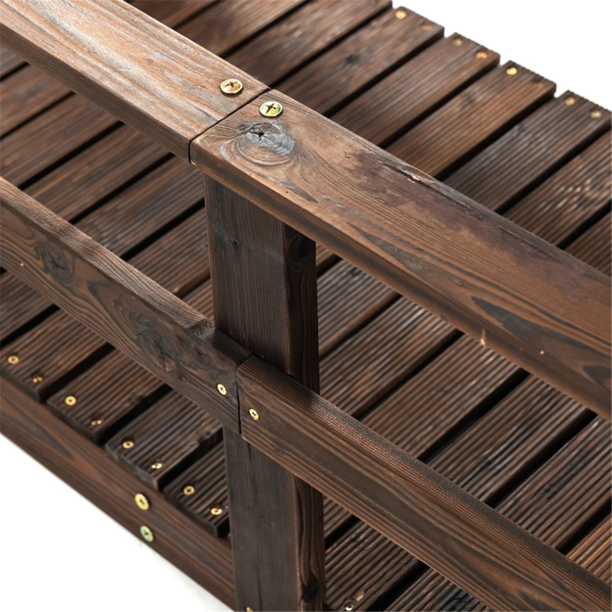 5 ft Wooden Garden Bridge Arc Footbridge