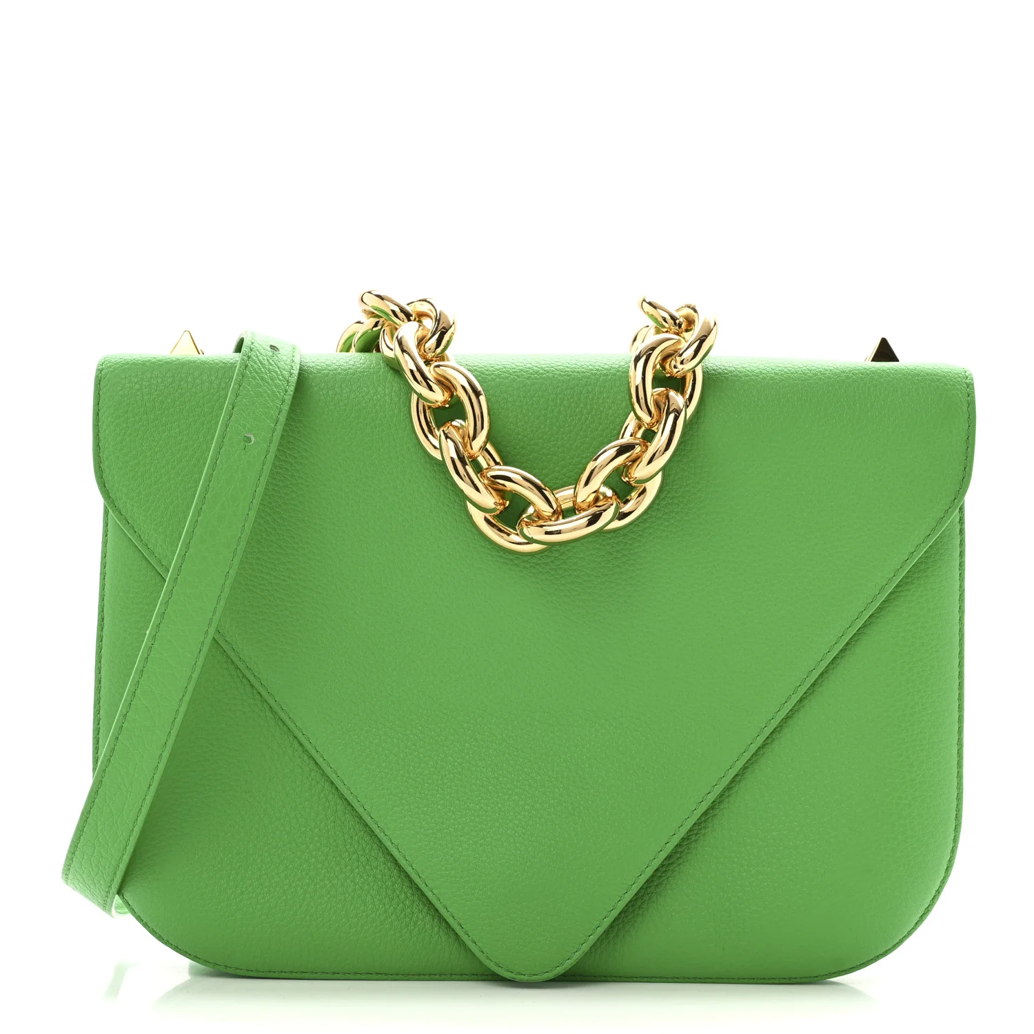 Calfskin Mount Envelope Bag Parakeet