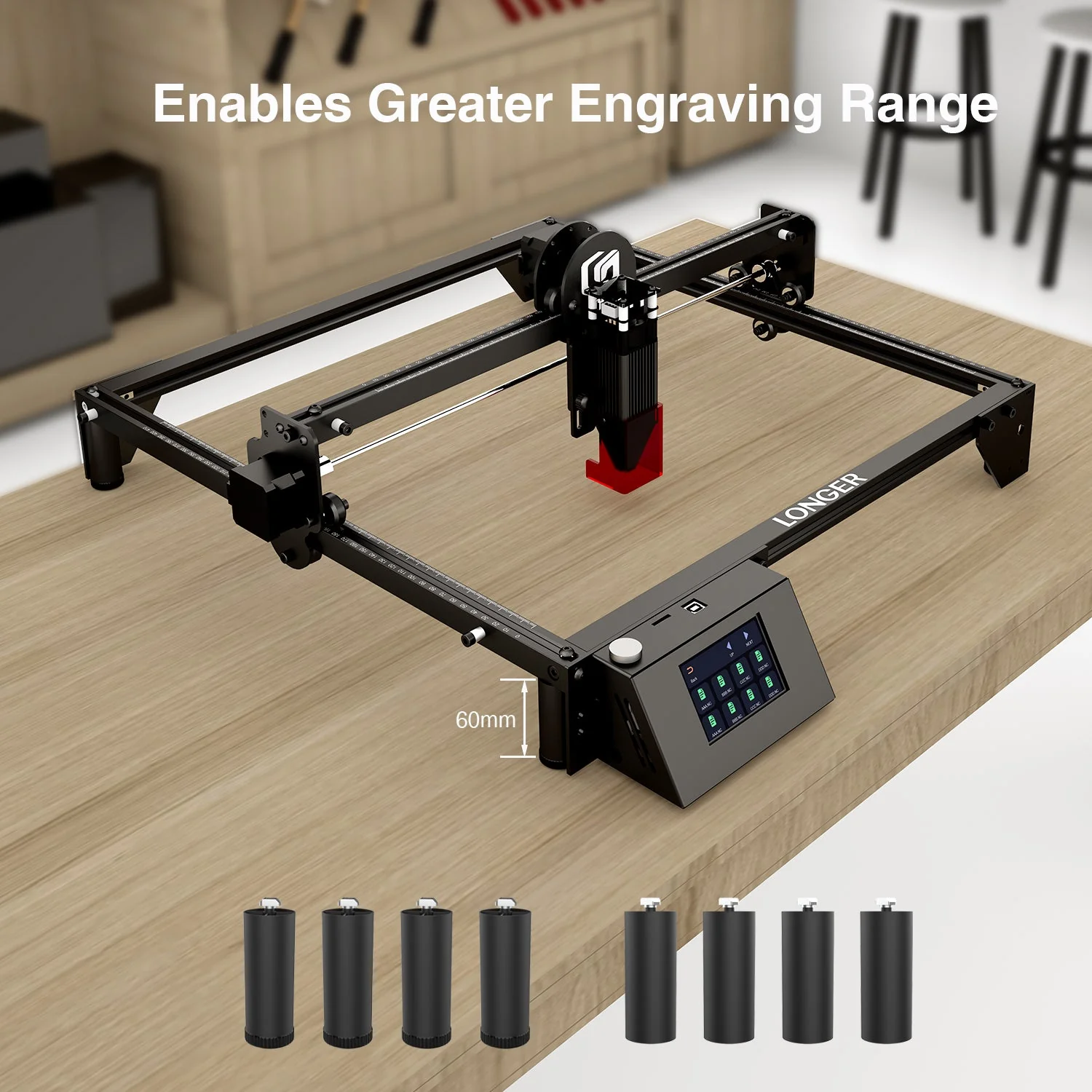 Raiser for Longer RAY5 Engraver