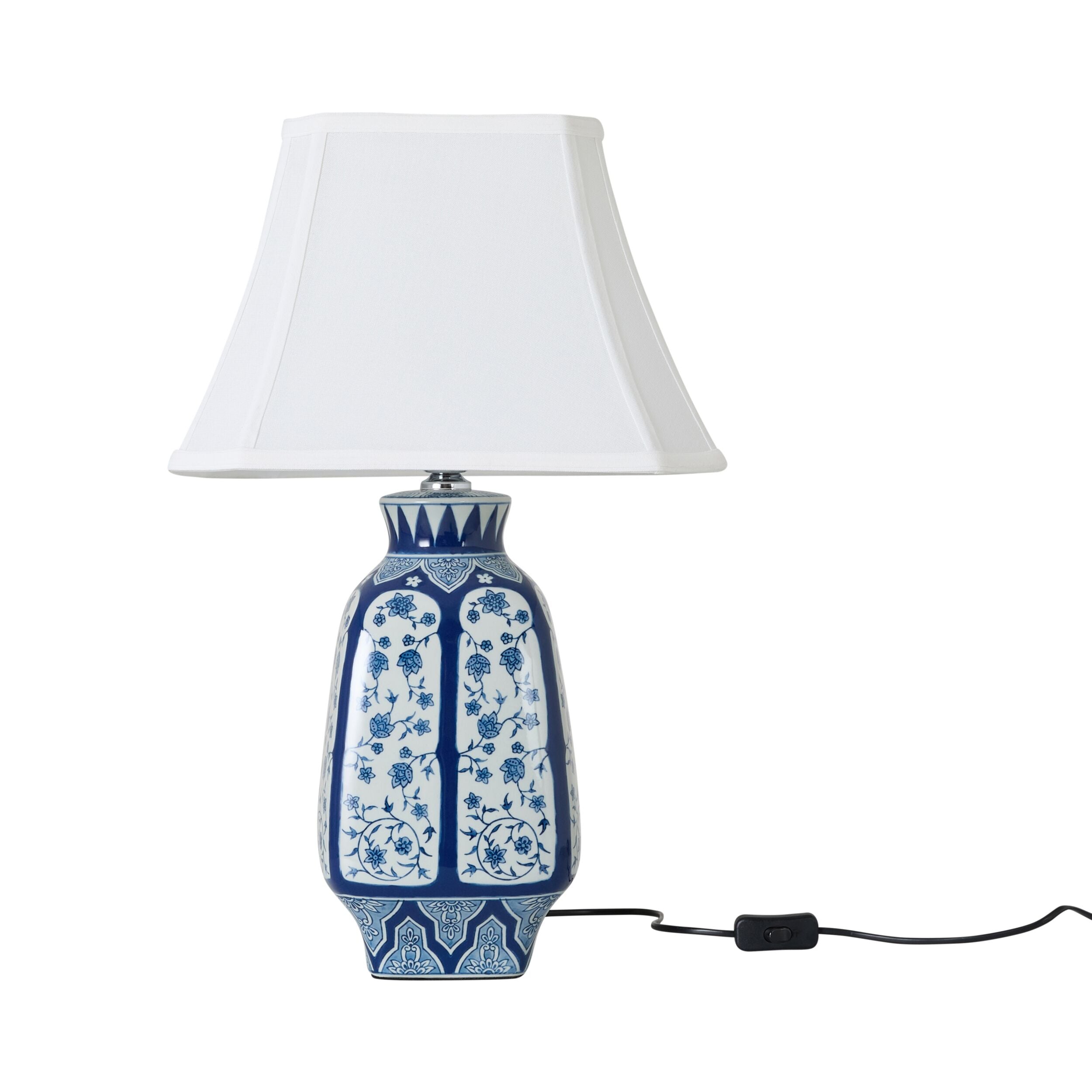 Blue Pavilion Table Lamp 61cm