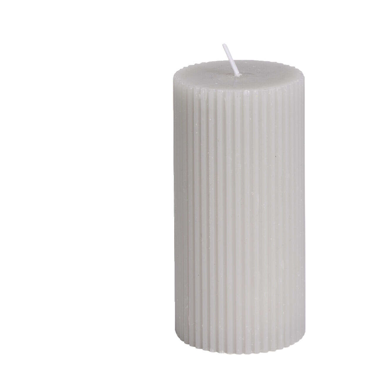 Bougie cylindrique Ø6xH12cm - 3 coloris