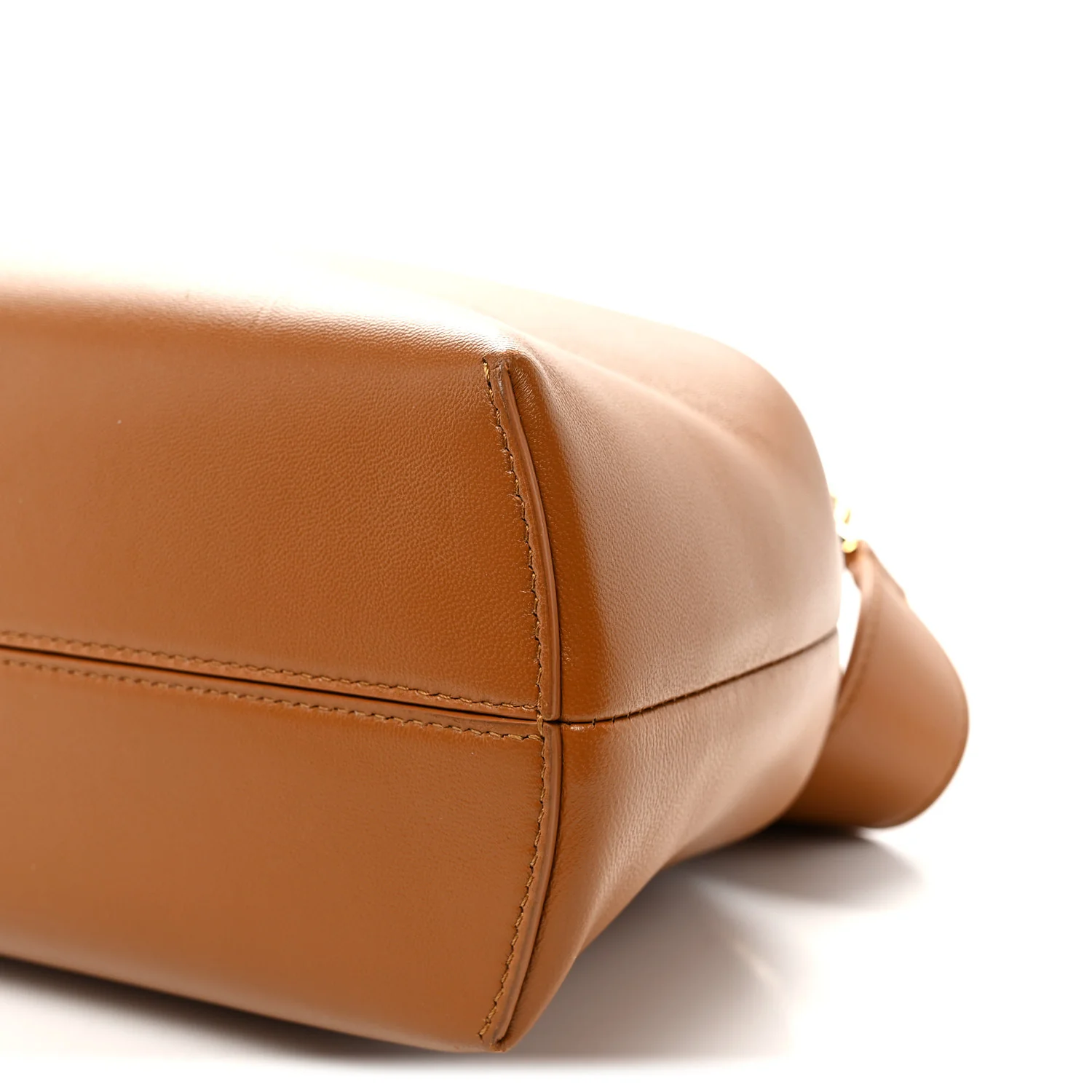 Shiny Nappa Medium Fendi First Caramello