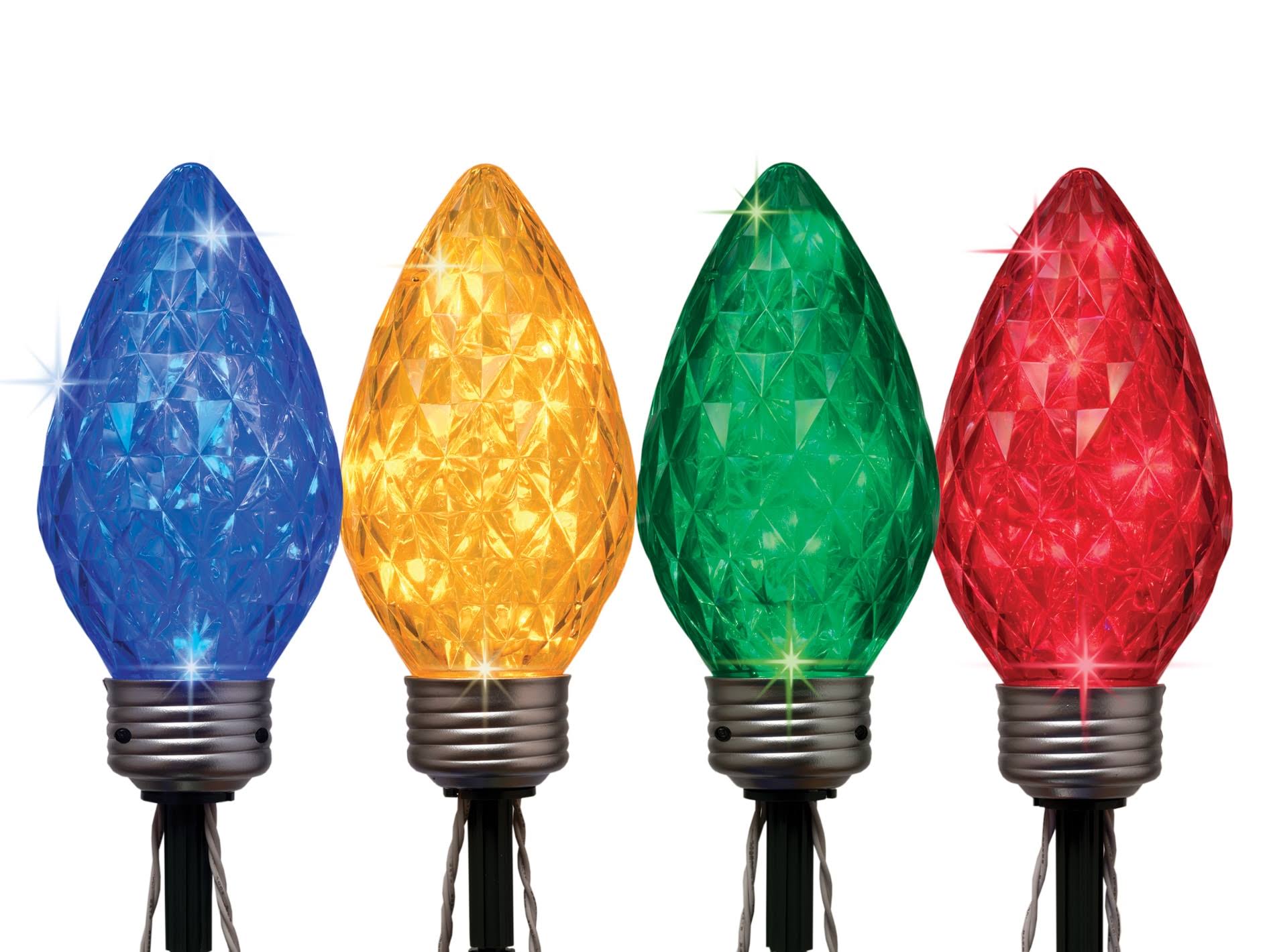 GE Random Sparkle 4-Marker Light Bulb Christmas Pathway Markers | 72526LO