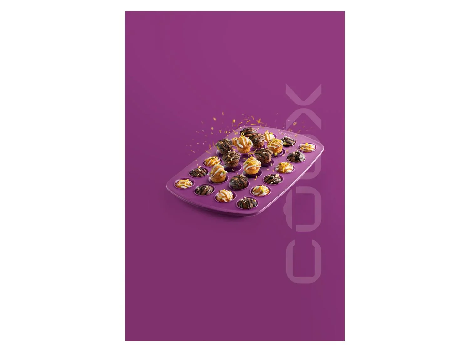 Coox Moule  muffins en silicone