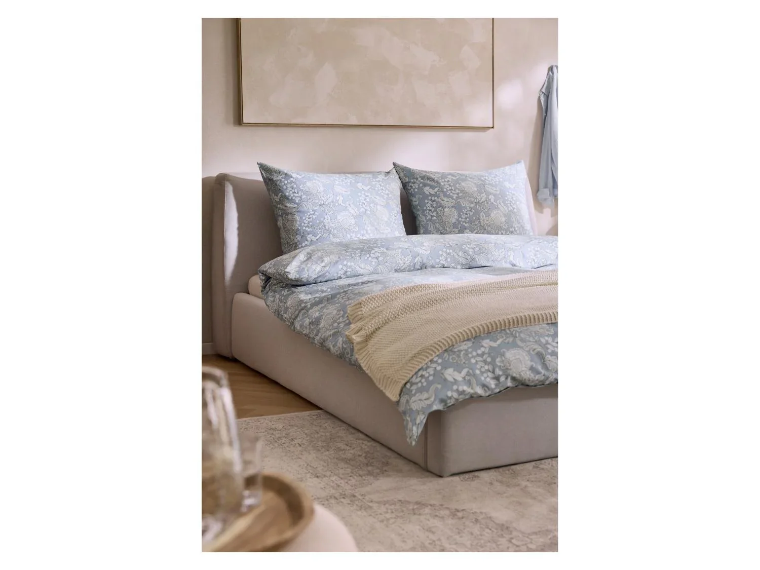 LIVARNO Parure de lit ou parure de lit double face en satin, 260 x 240 cm