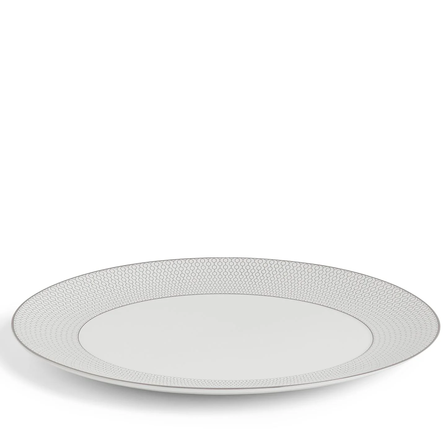 Gio Platinum Oval Platter