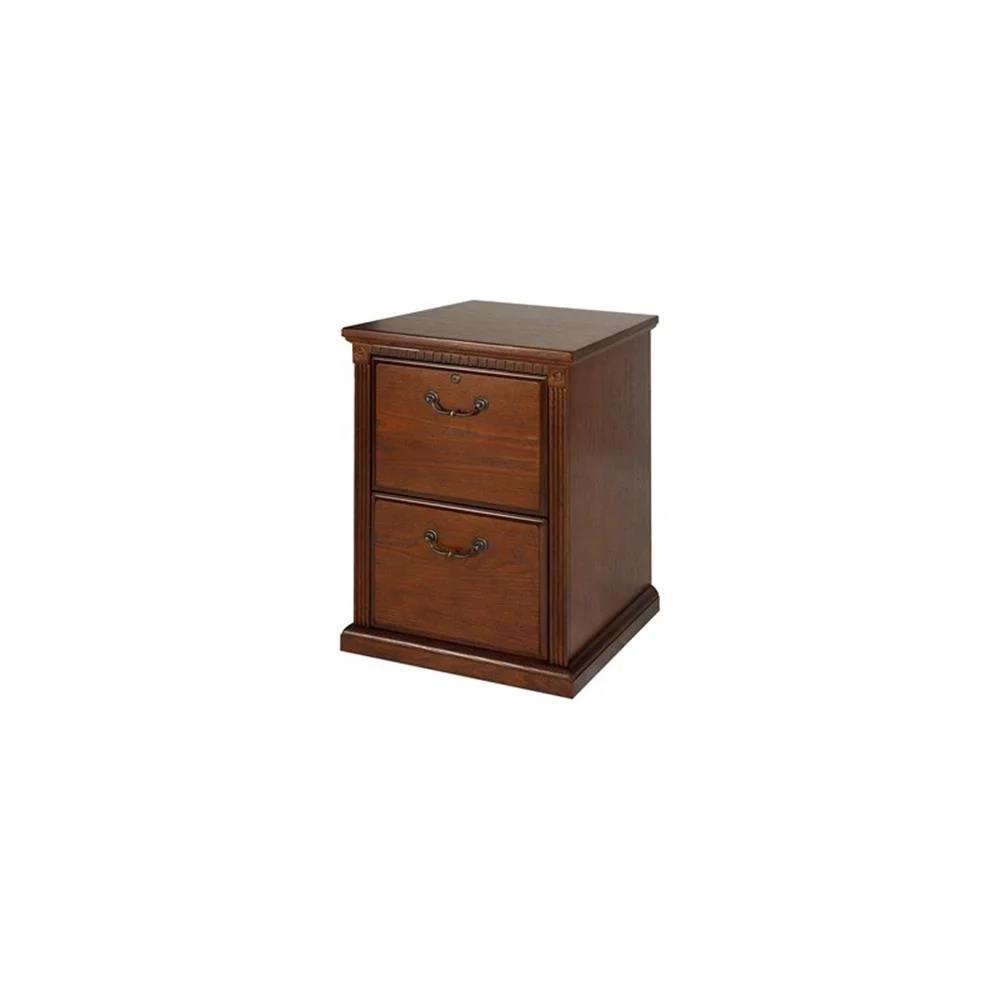 Huntington Transitional Oxford 2 Drawer Wood File Cabinet Oak(Oak) - Image 5