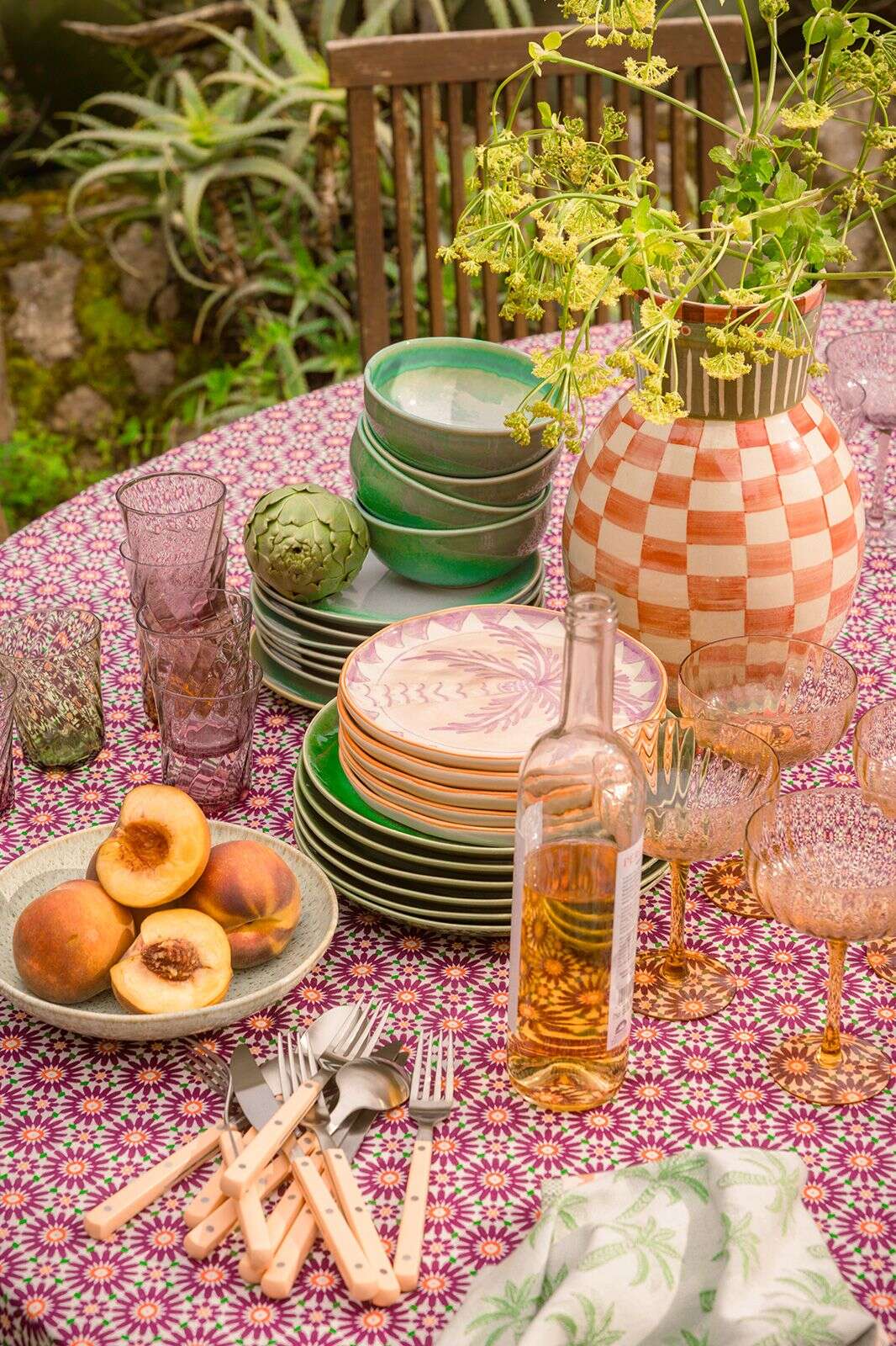 HKliving lepel met lichtoranje handvat