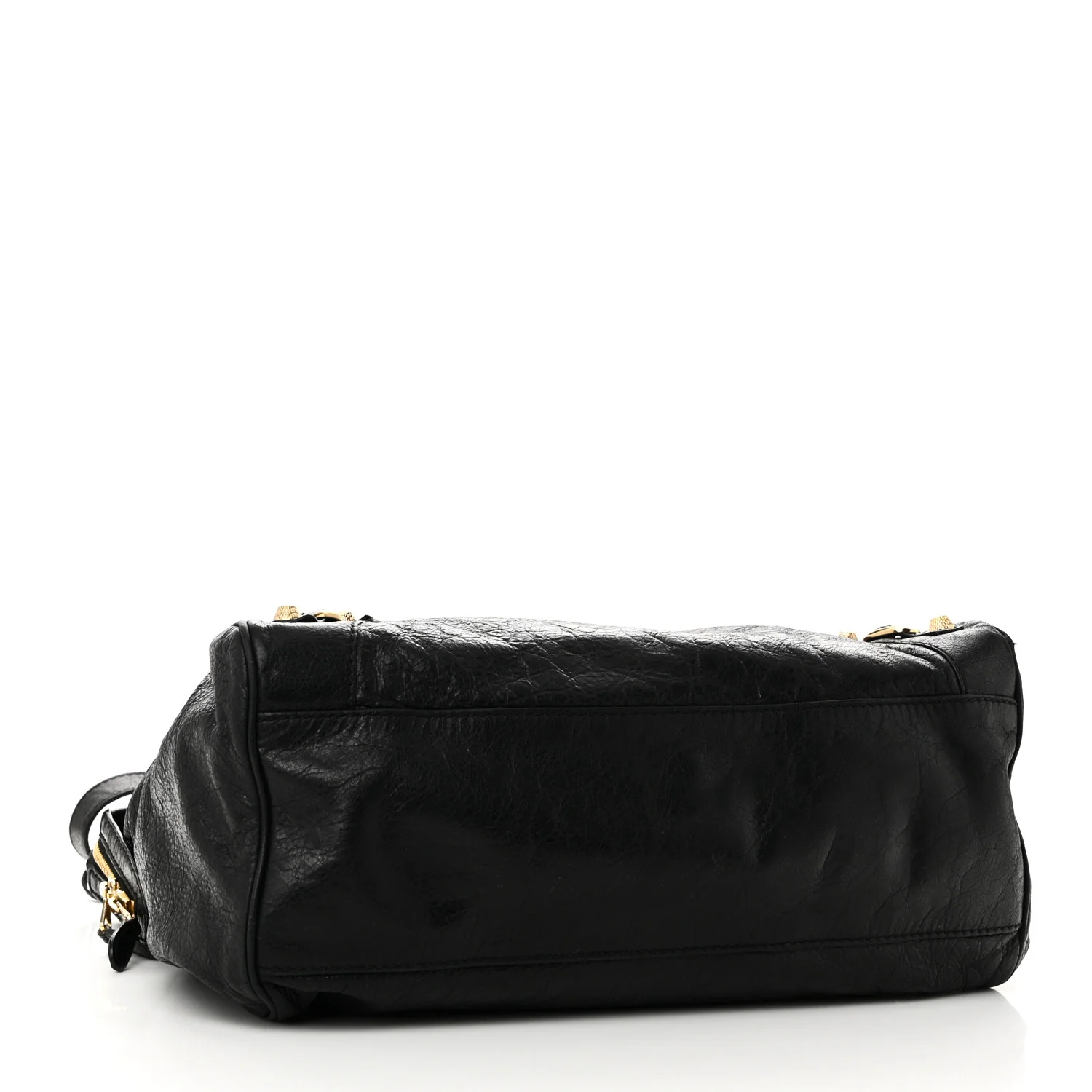 Agneau Giant 12 Gold Hardware Velo Black